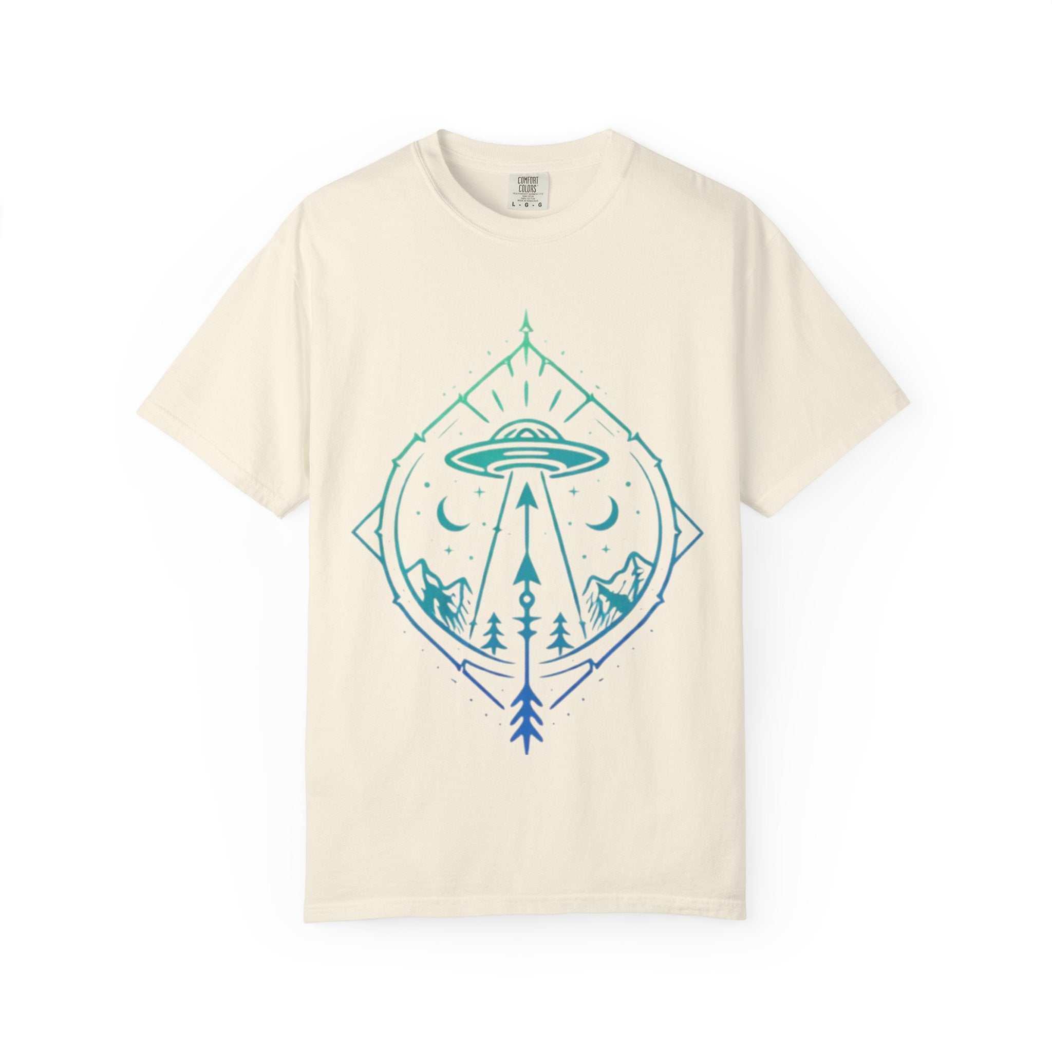 UFO Adventure T-Shirt | Alien Abduction Mountain Graphic