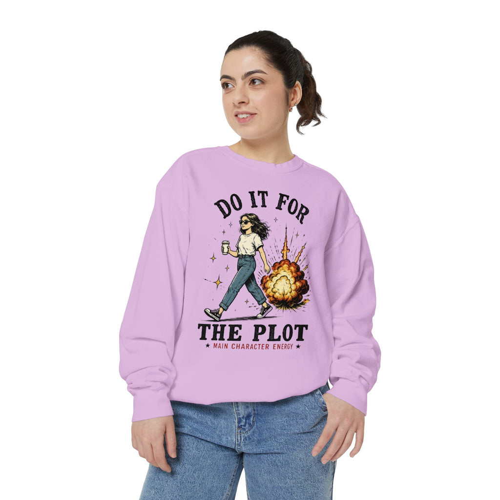 Do It For The Plot Sweatshirt | Literary Aesthetic Crewneck