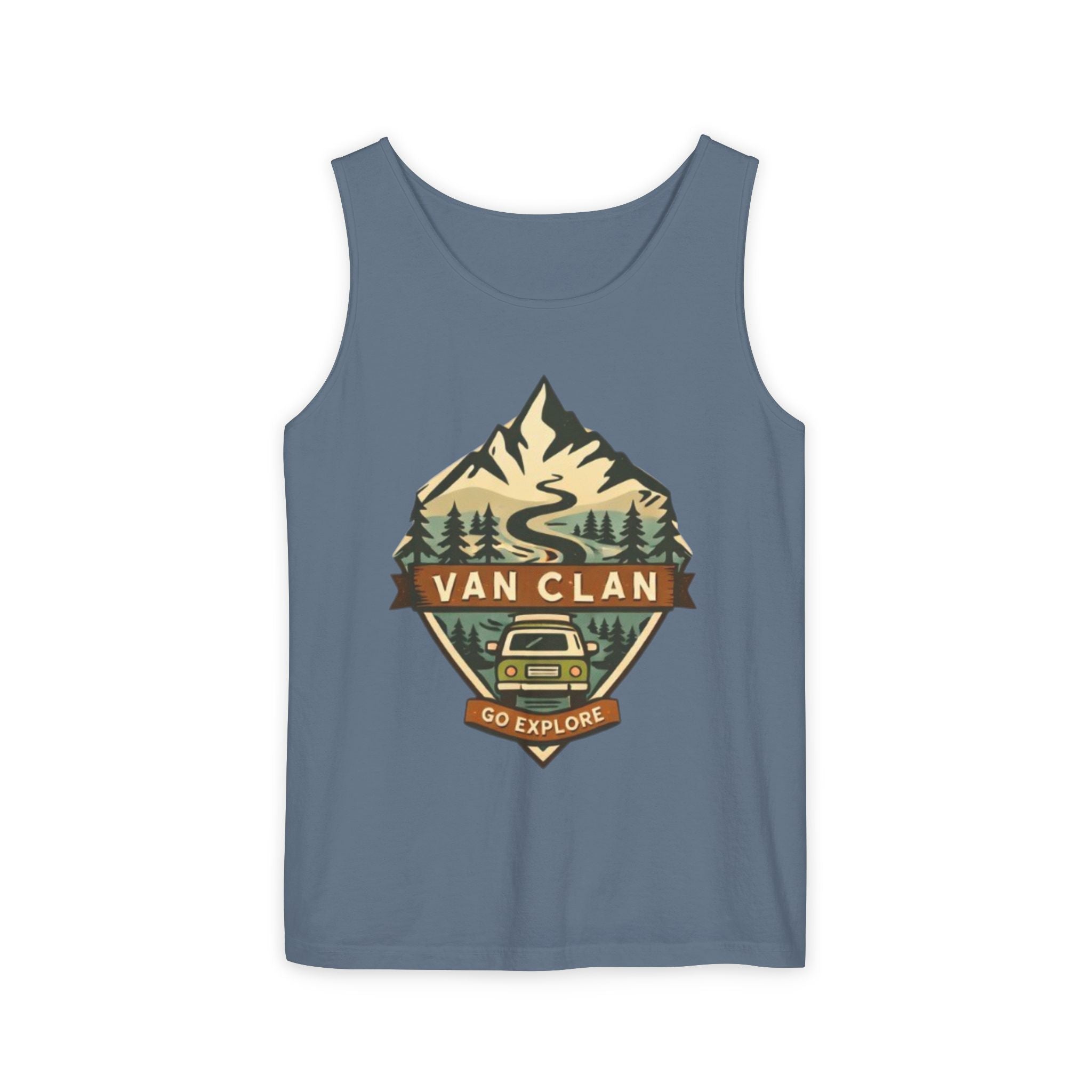 Van Clan Go Explore Tank Top | Adventure Van life Graphic Tank