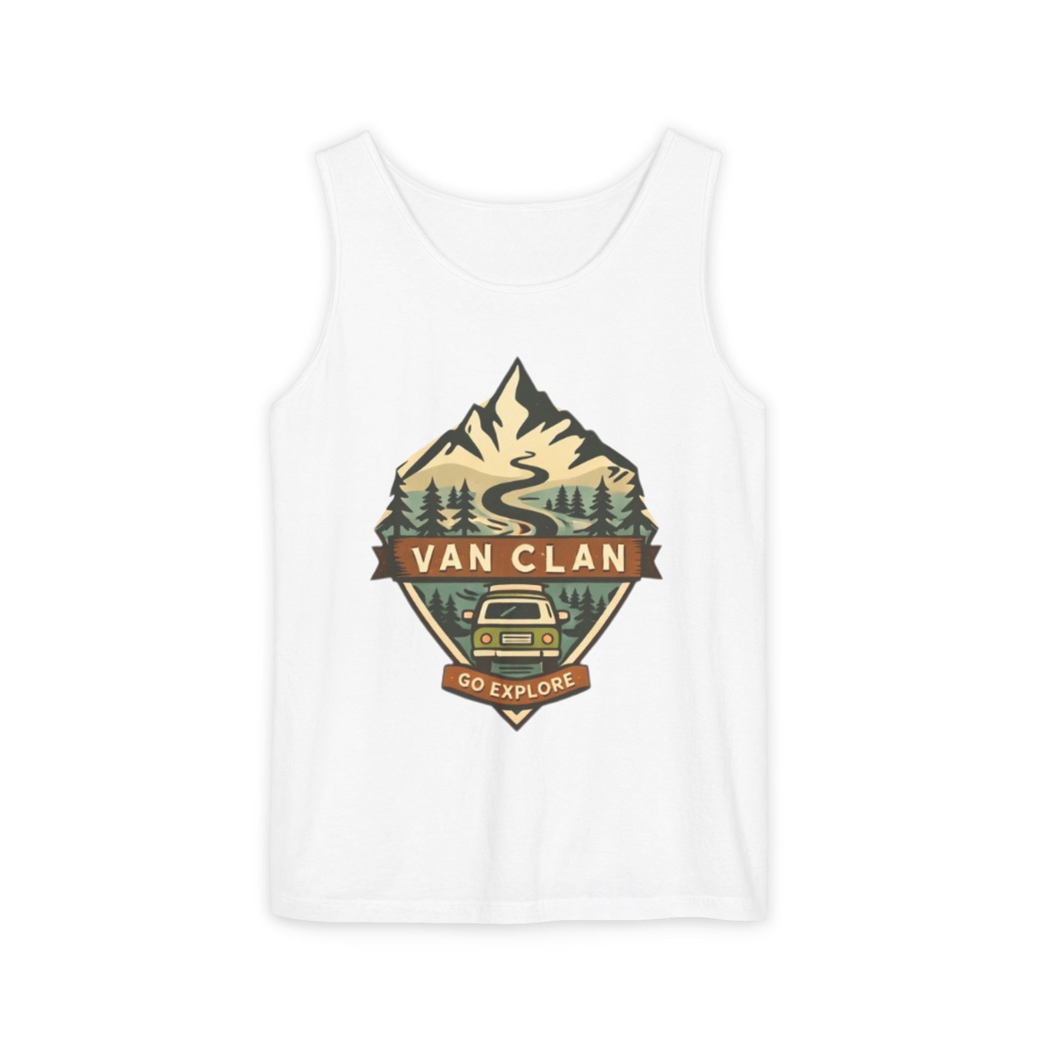 Van Clan Go Explore Tank Top | Adventure Van life Graphic Tank