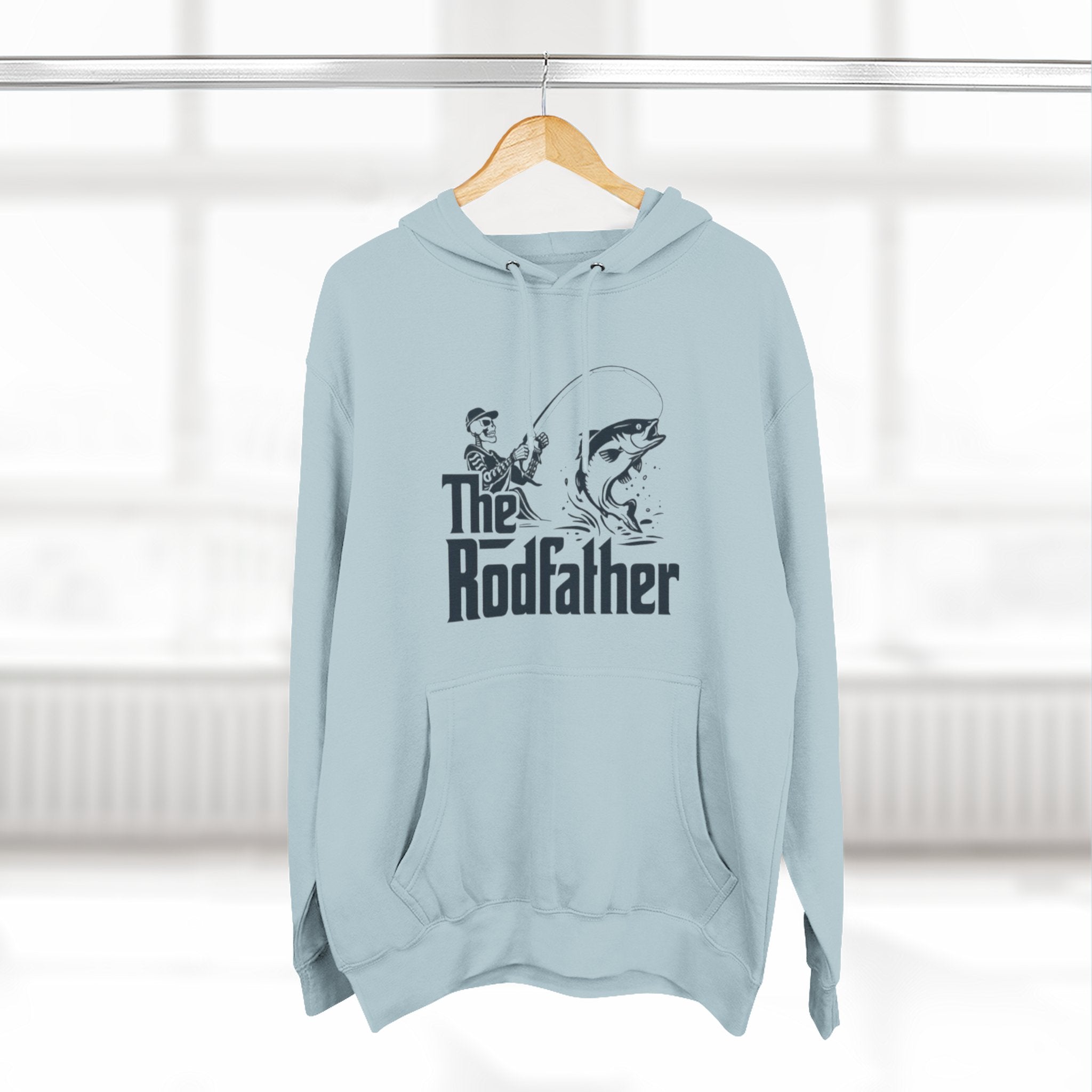 The Rodfather Hoodie | Fishing Graphic Pullover for Anglers