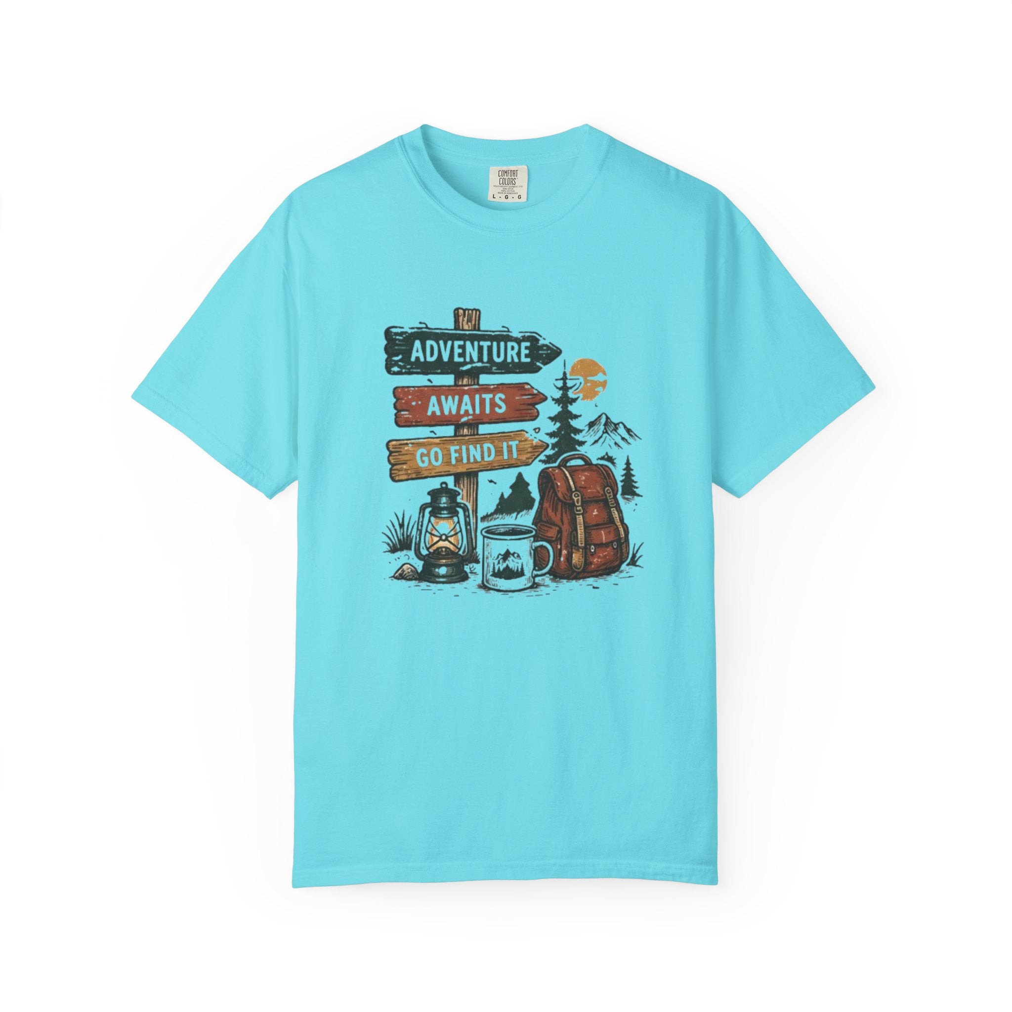 Adventure Awaits Camping T-Shirt | Go Find It Graphic Tee