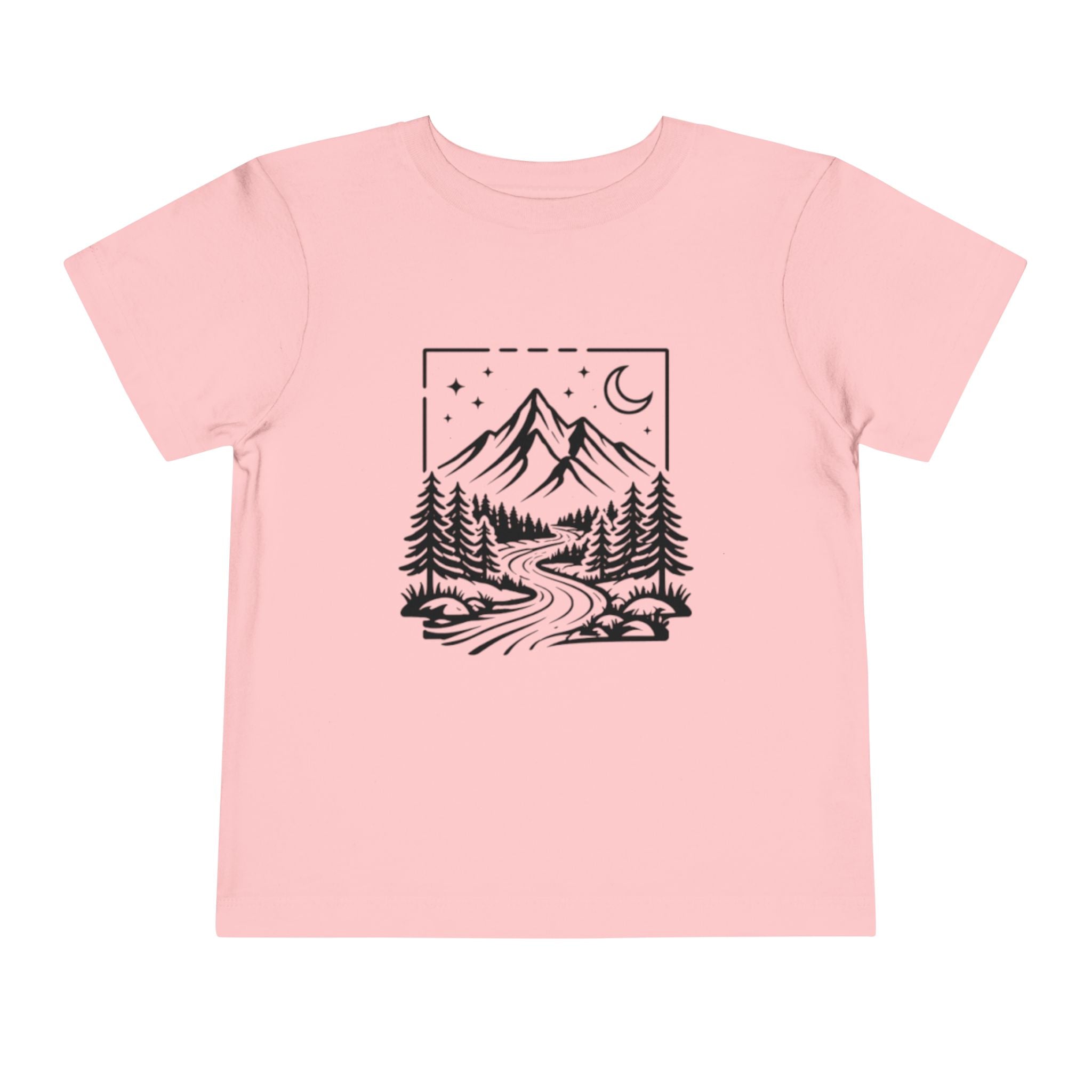 Toddler Tee | Moonlit Mountain Adventure Graphic