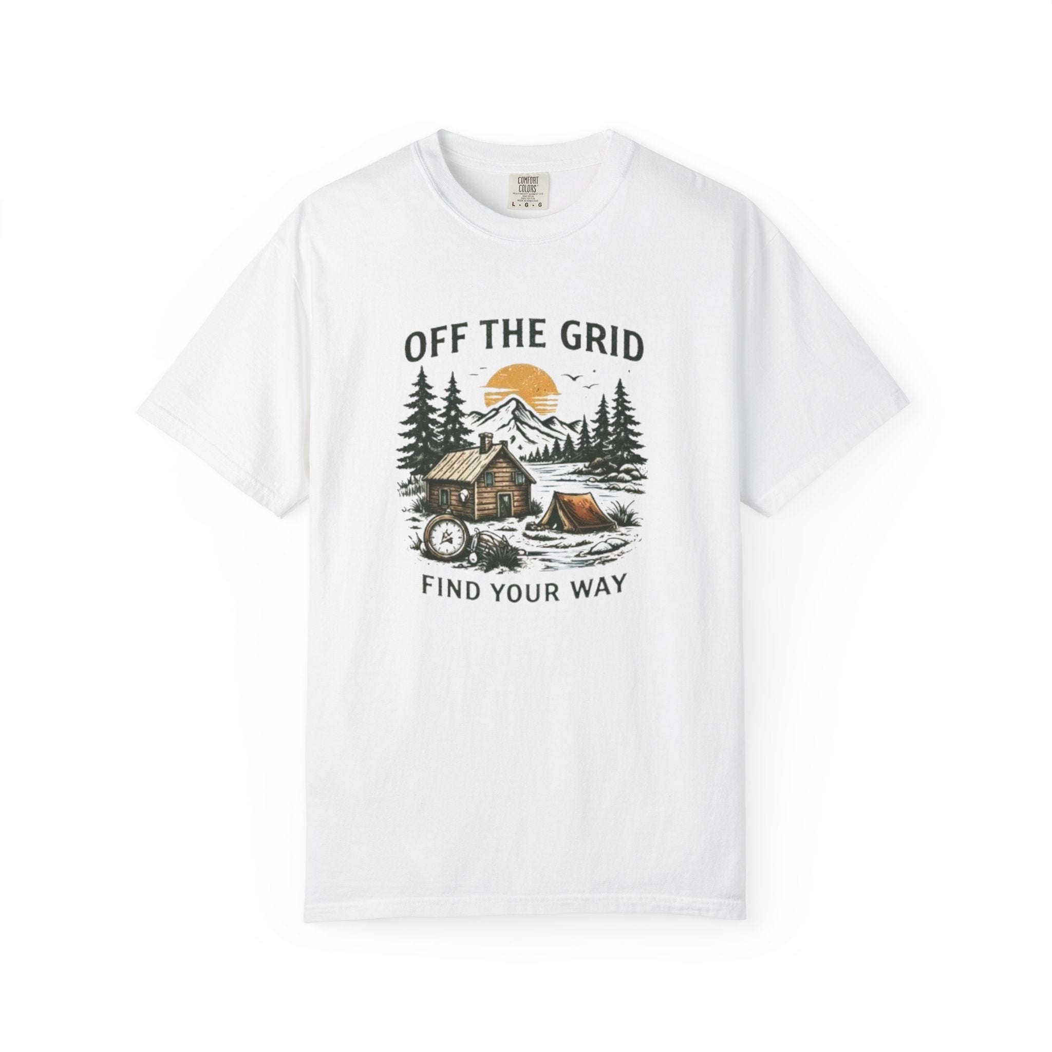 Off The Grid | Find Your Way Camping T-Shirt