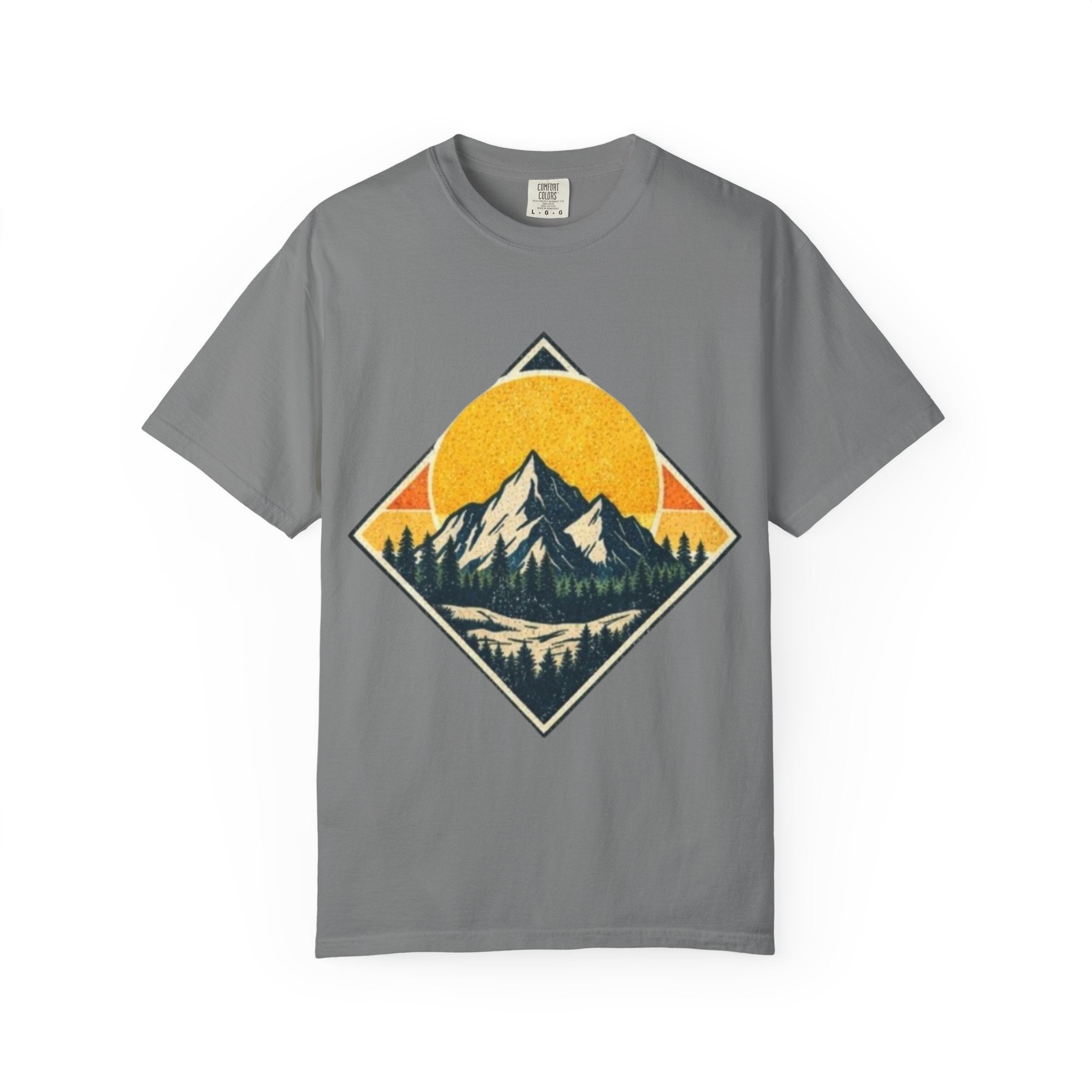 Mountain Sunset T-Shirt | Retro Outdoor Graphic Tee