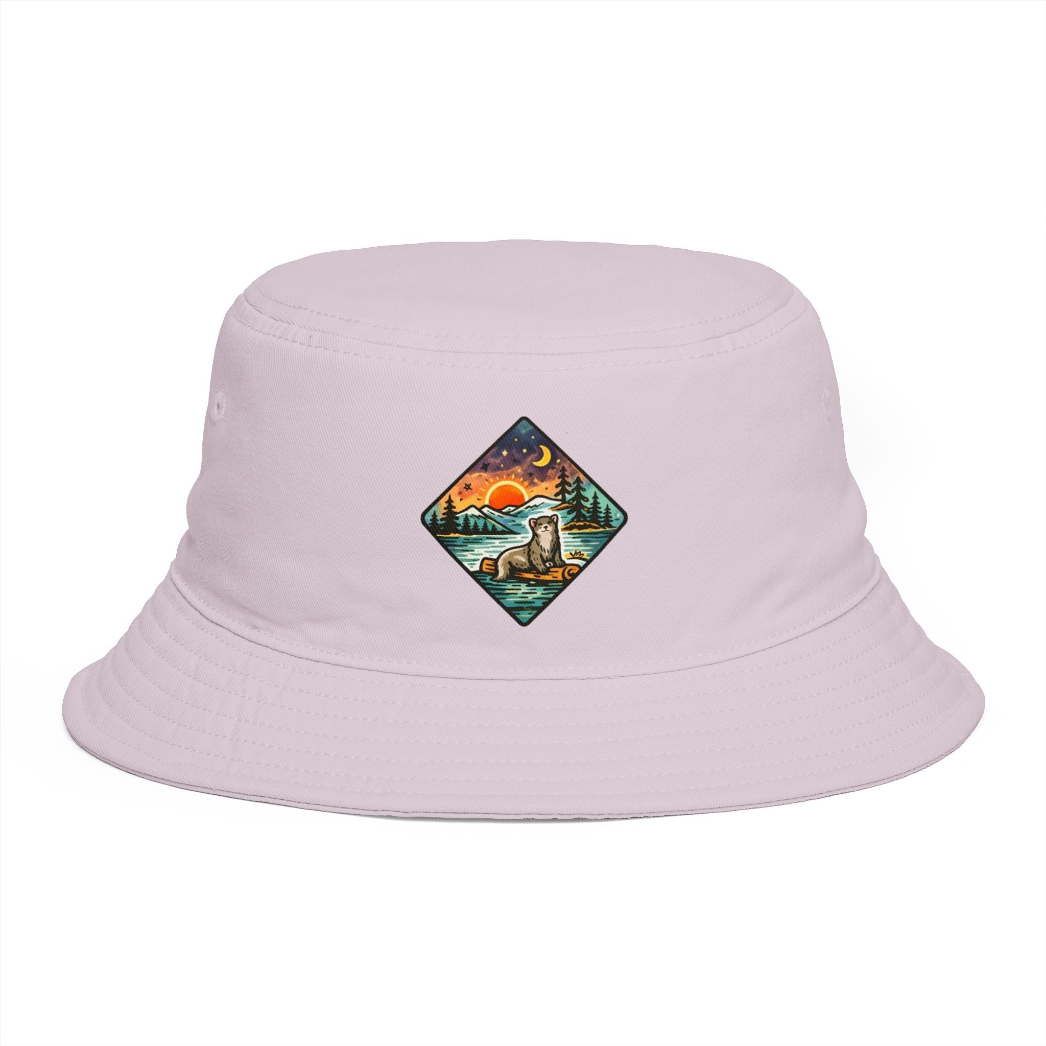 Galaxy Otter Bucket Hat | Space Otter Print Bucket Hat