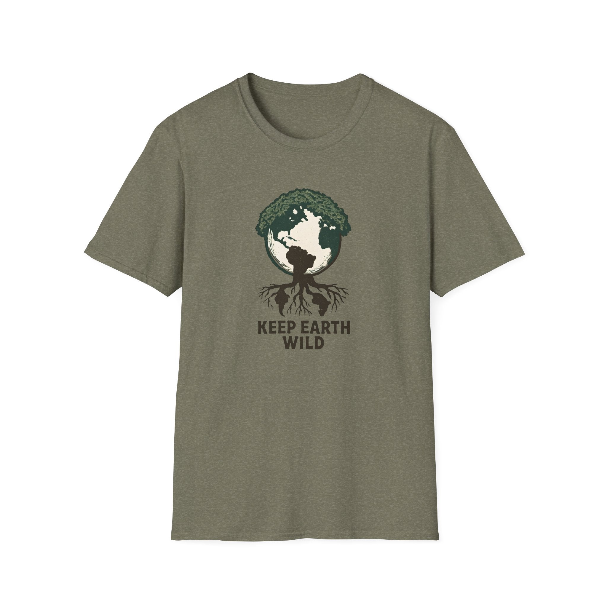 Keep Earth Wild T-Shirt | Eco Nature Conservation Tee