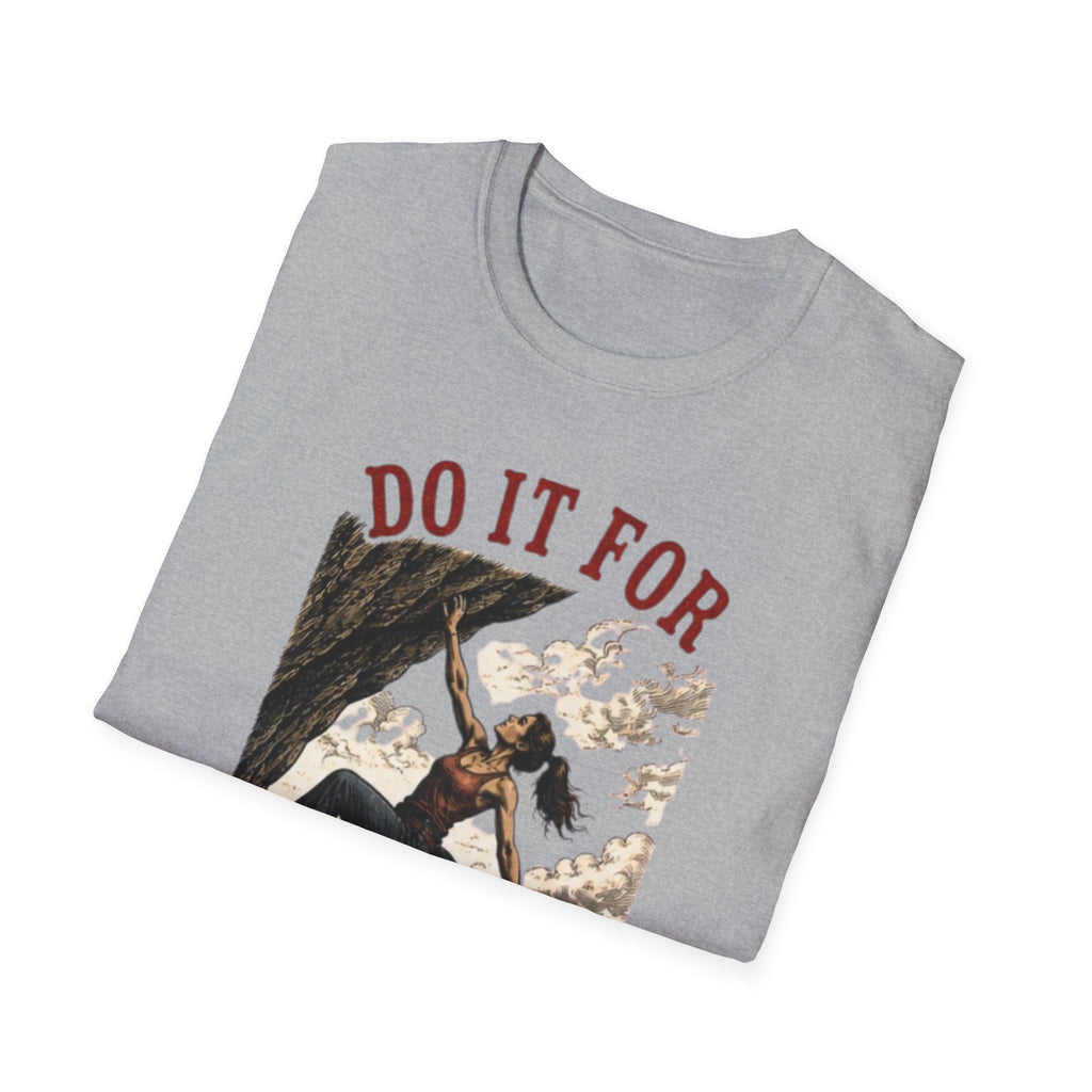 Do It For The Plot Graphic T-Shirt | Adventure Climber Vintage Design
