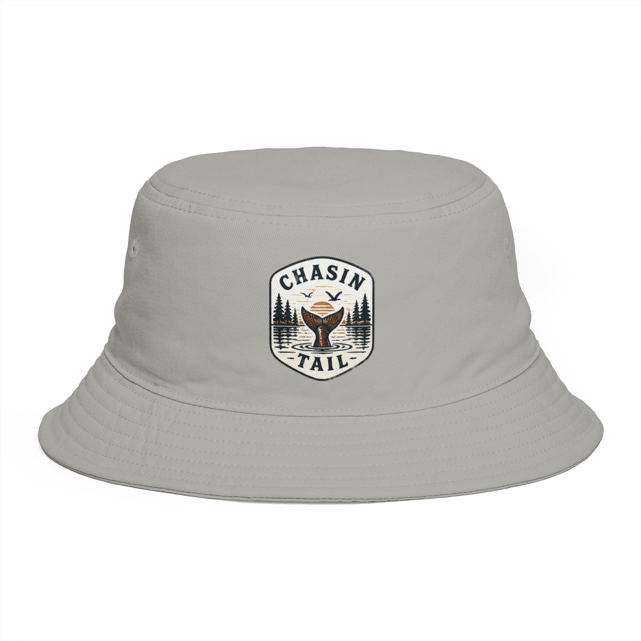 Chasin Tail Hunting Bucket Hat | Rustic Outdoorsman Fish & Duck Patch