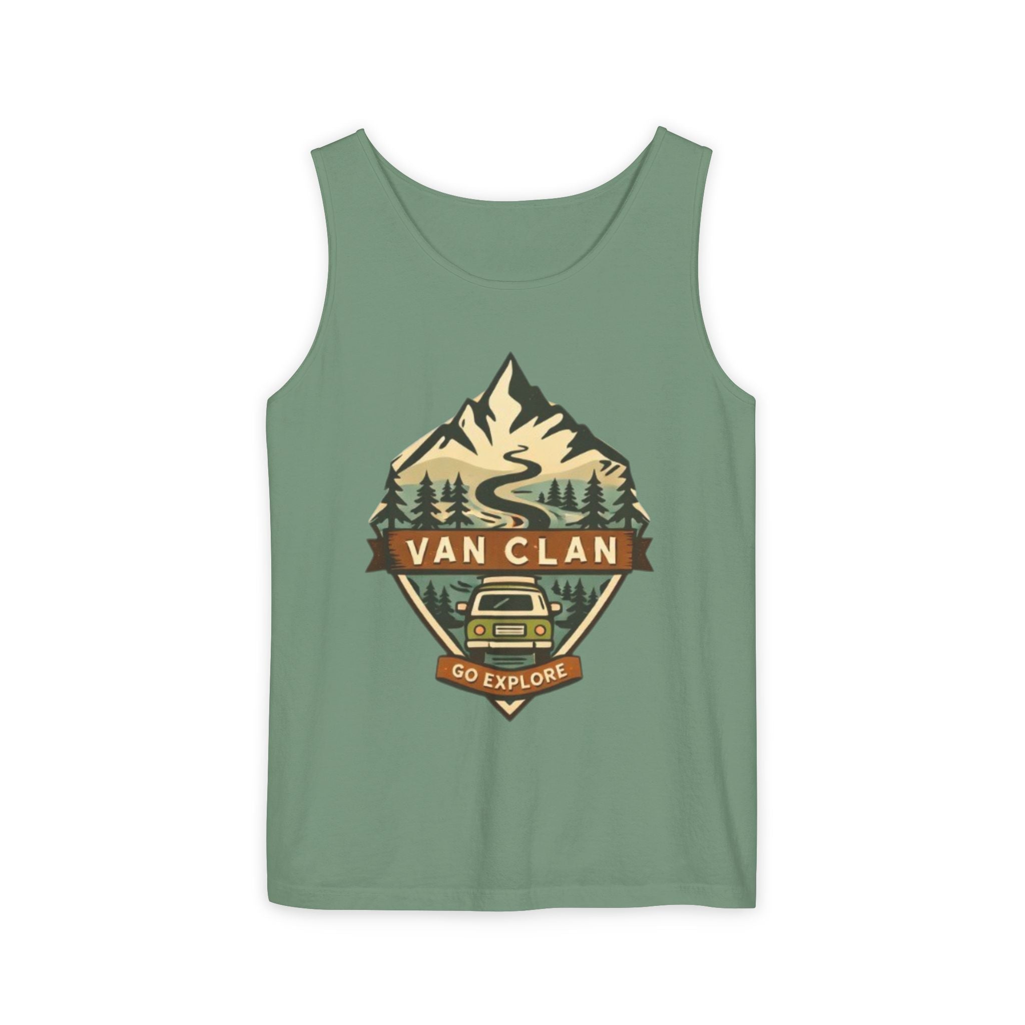 Van Clan Go Explore Tank Top | Adventure Van life Graphic Tank