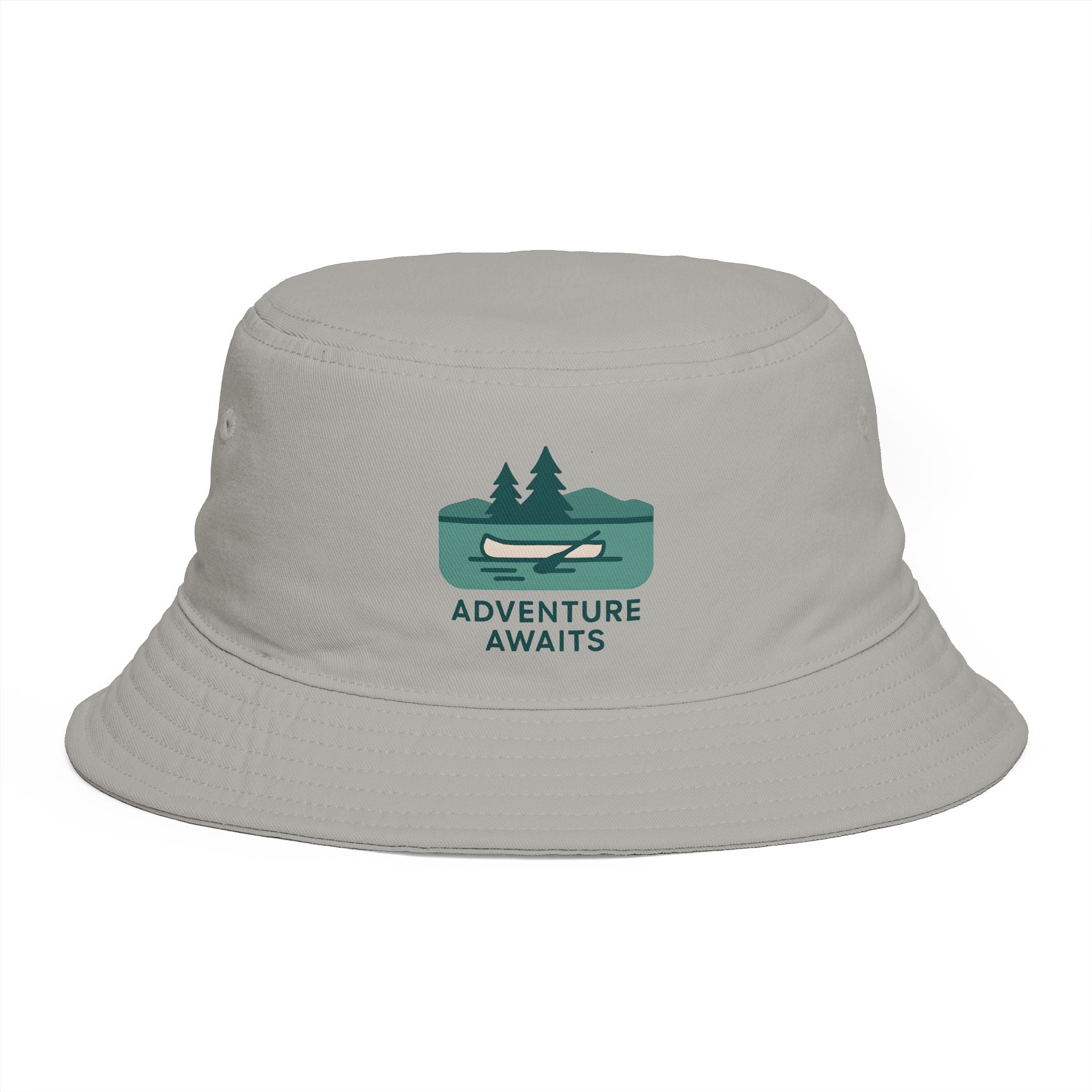 Adventure Awaits Bucket Hat | Canoe & Lake Outdoor Travel Hat