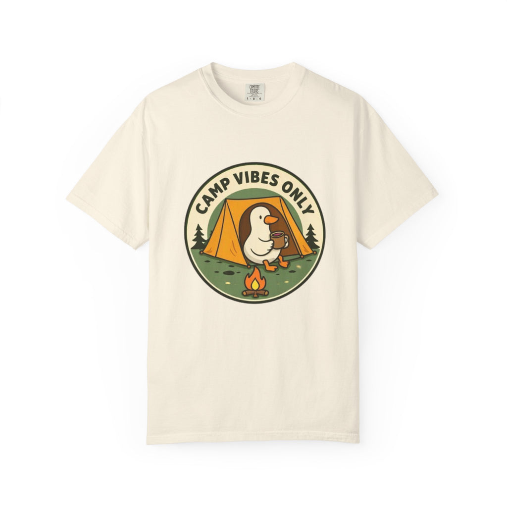 Camp Vibes Only T-Shirt | Cute Duck Camping Graphic Tee