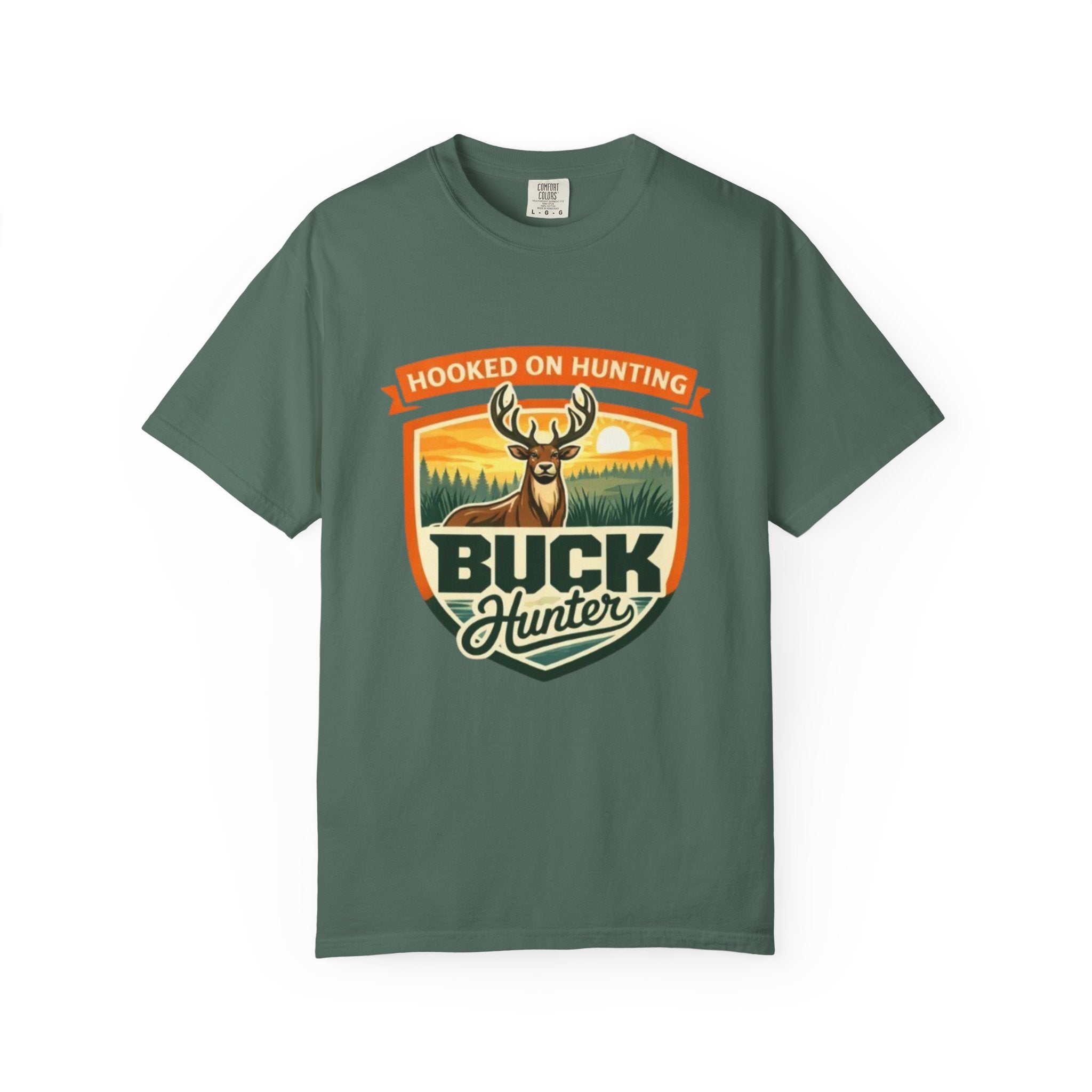 Buck Hunter T-Shirt | Hooked on Hunting Deer Hunting Graphic Tee