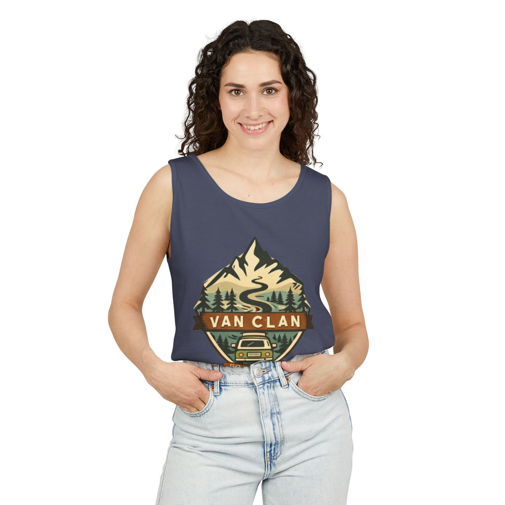 Van Clan Go Explore Tank Top | Adventure Van life Graphic Tank