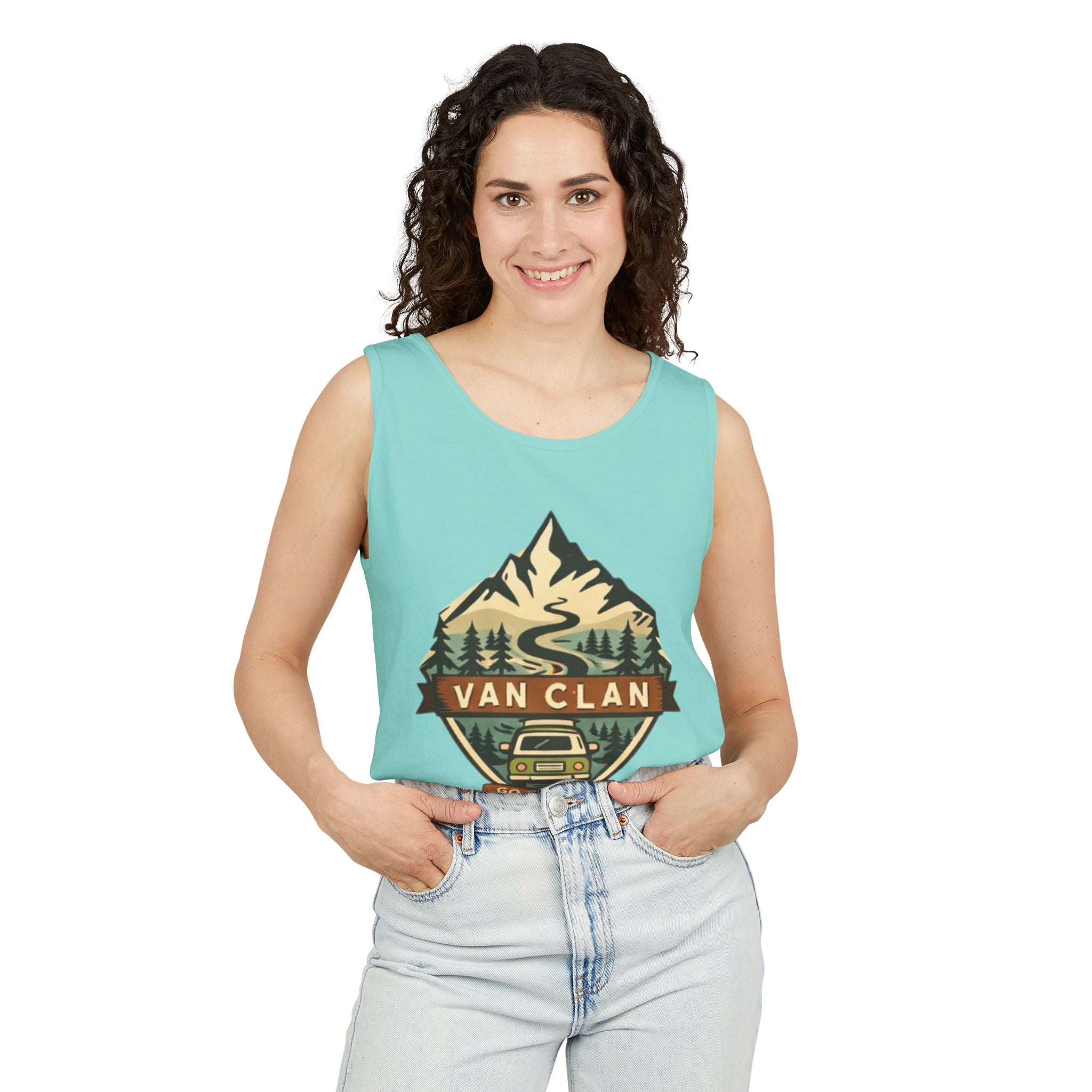 Van Clan Go Explore Tank Top | Adventure Van life Graphic Tank