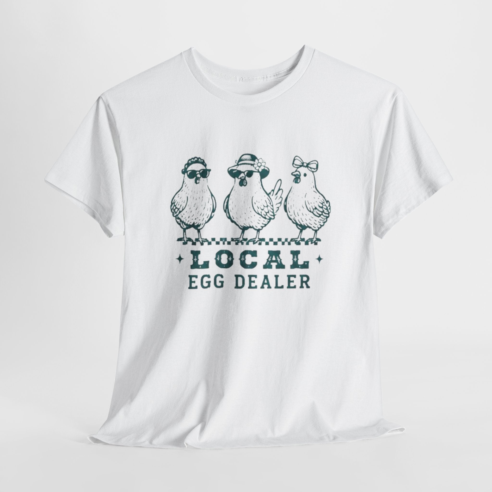 Local Egg Dealer T-Shirt | Cute Chick Farm Tee