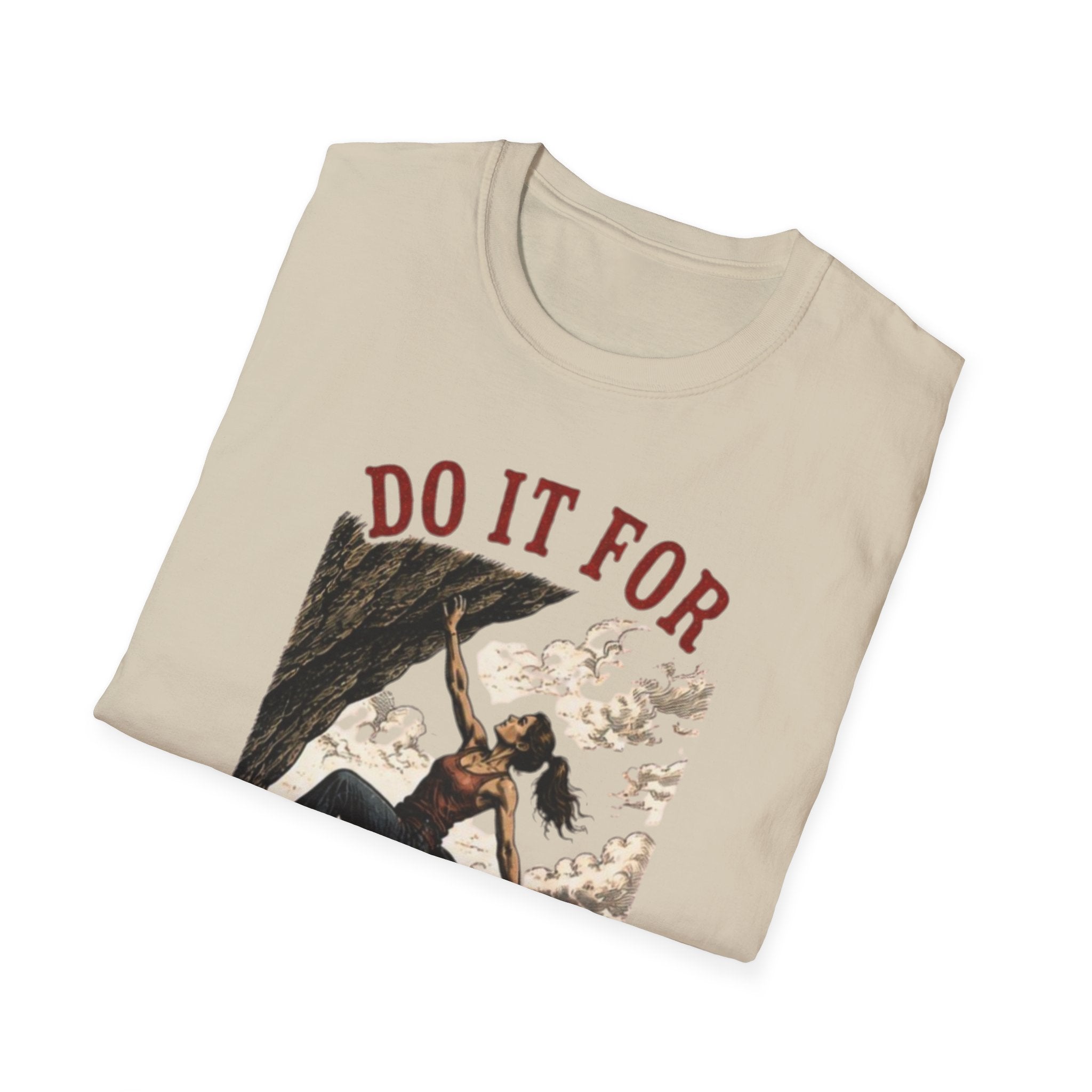Do It For The Plot Graphic T-Shirt | Adventure Climber Vintage Design