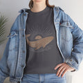 Whale Sunset T-Shirt | Minimal Coastal Graphic Tee