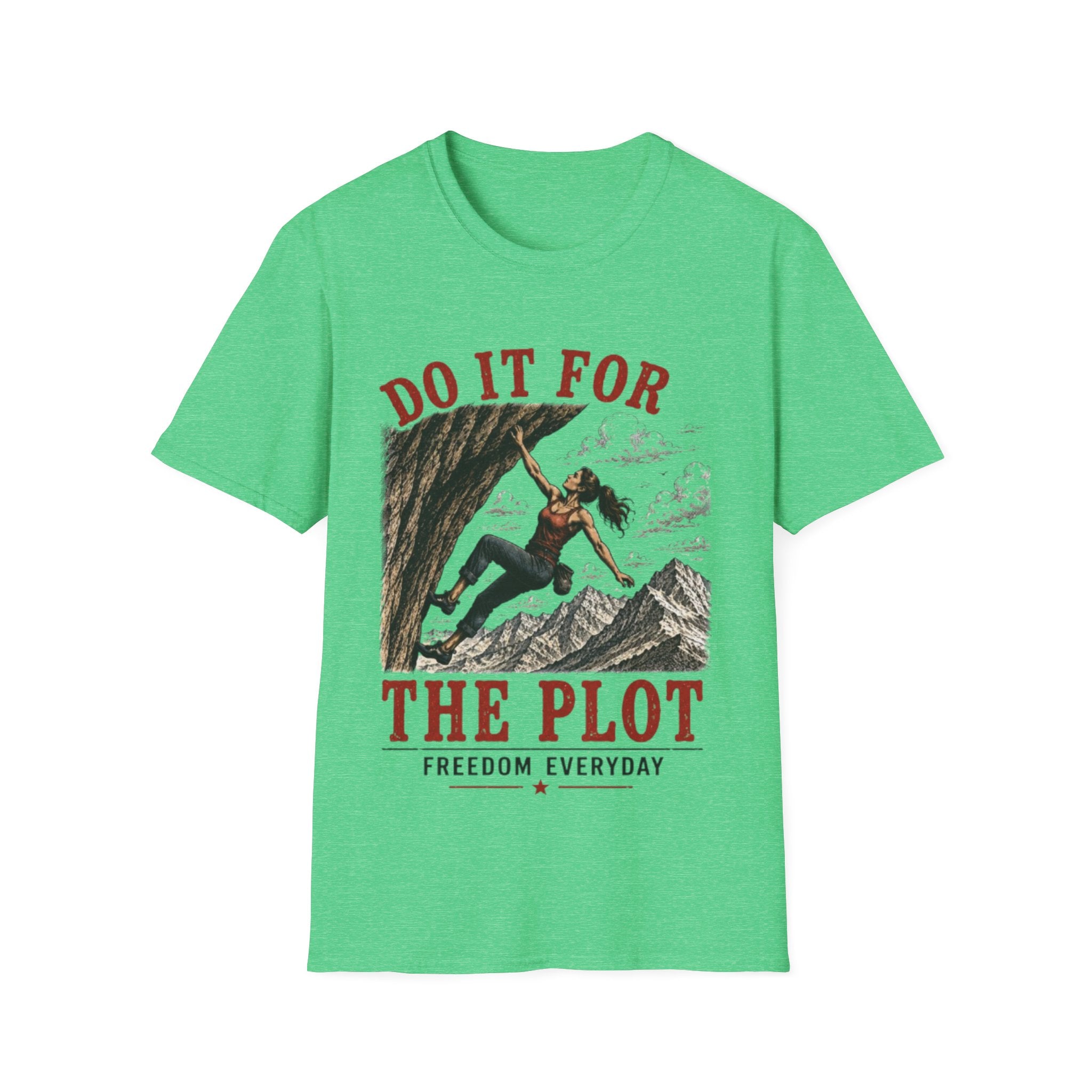 Do It For The Plot T-Shirt | Climbing Adventure Graphic Tee