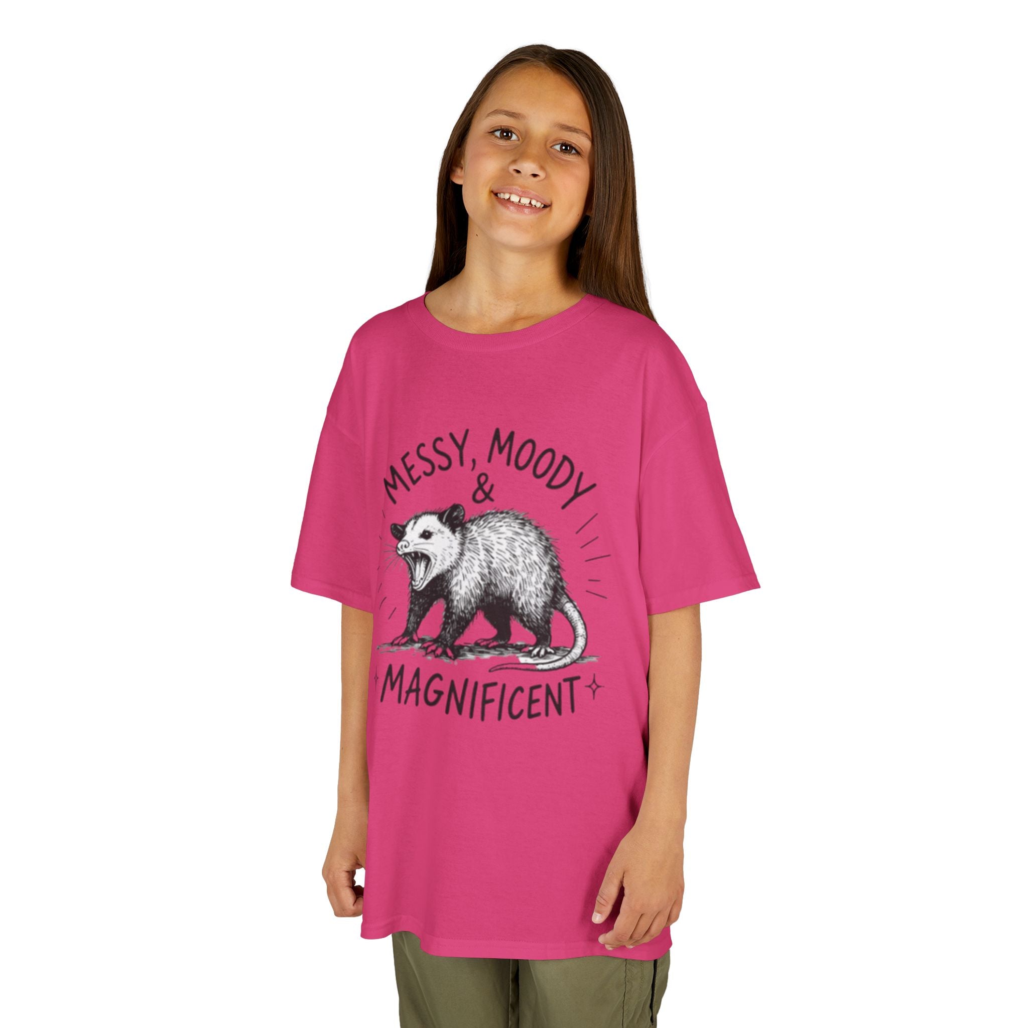 Kids Tee | Messy Moody & Magnificent Opossum Graphic Shirt