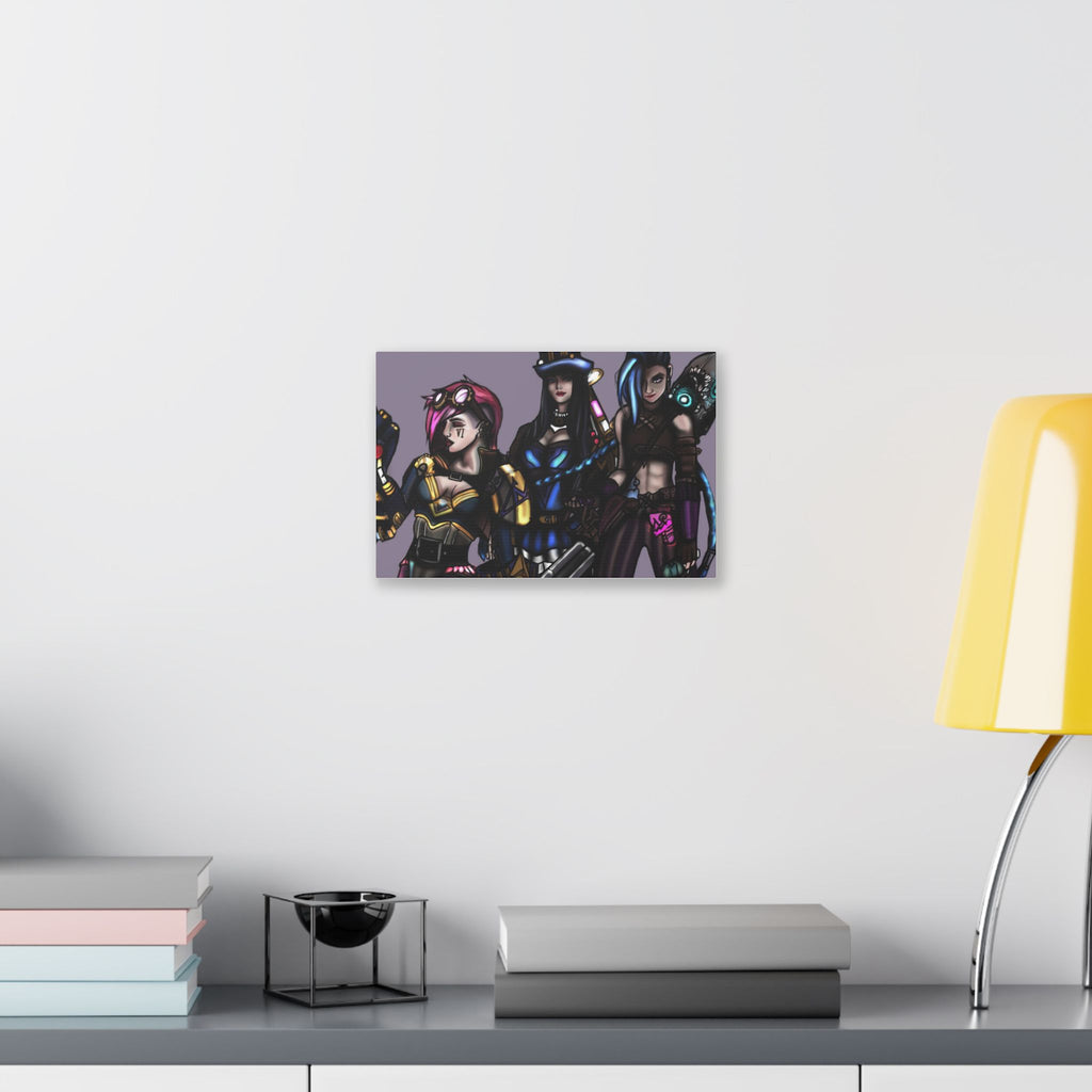 League of Legends Arcane Artwork Stretched Canvas