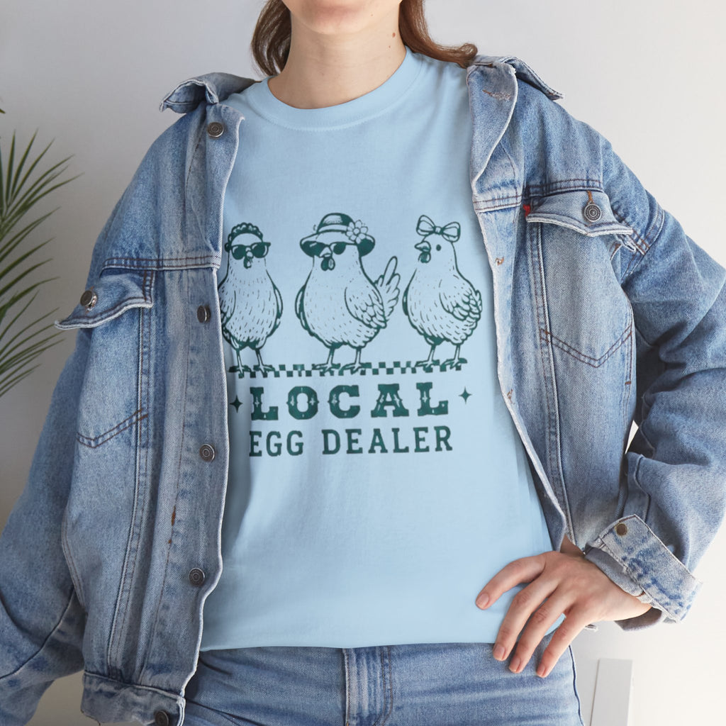 Local Egg Dealer T-Shirt | Cute Chick Farm Tee
