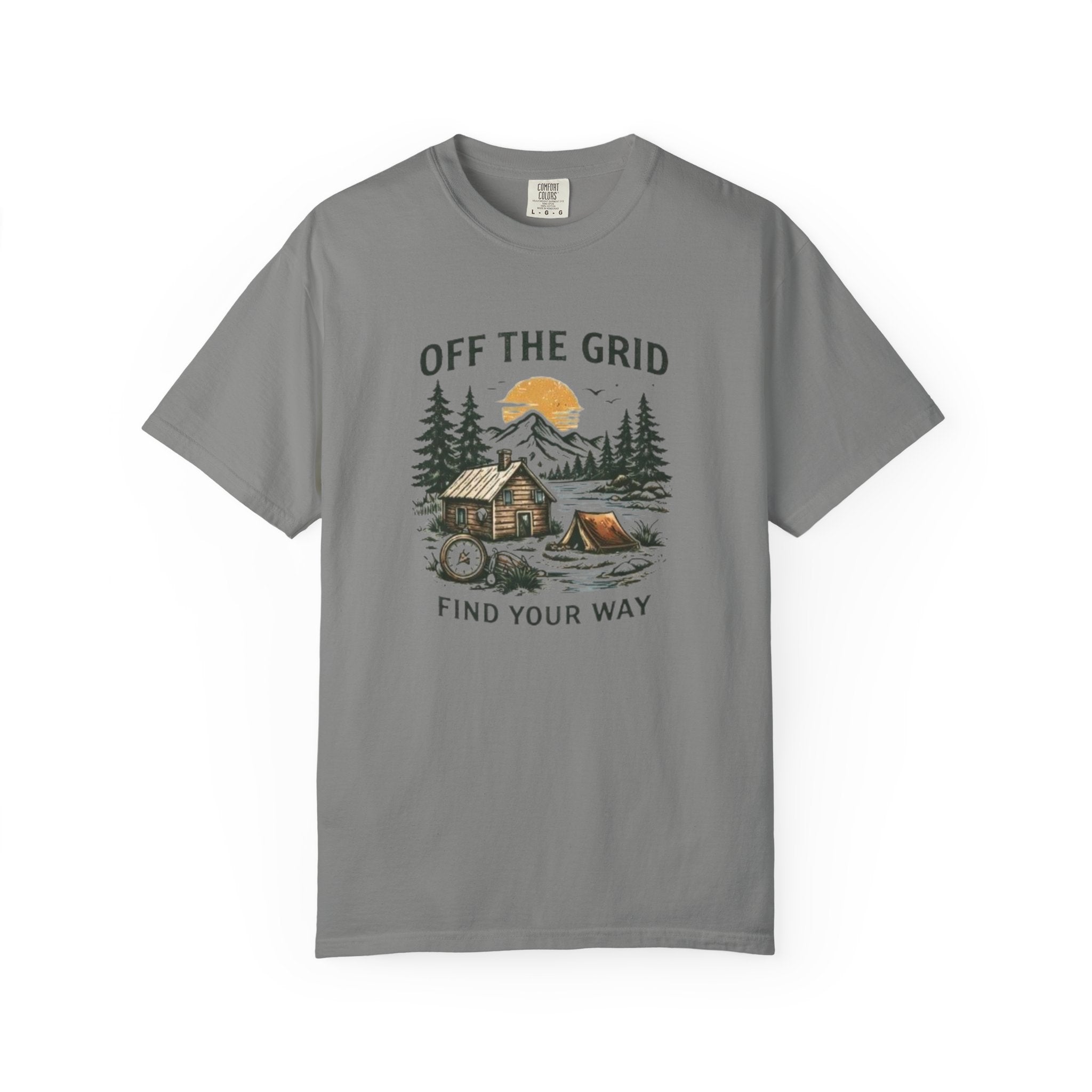 Off The Grid | Find Your Way Camping T-Shirt