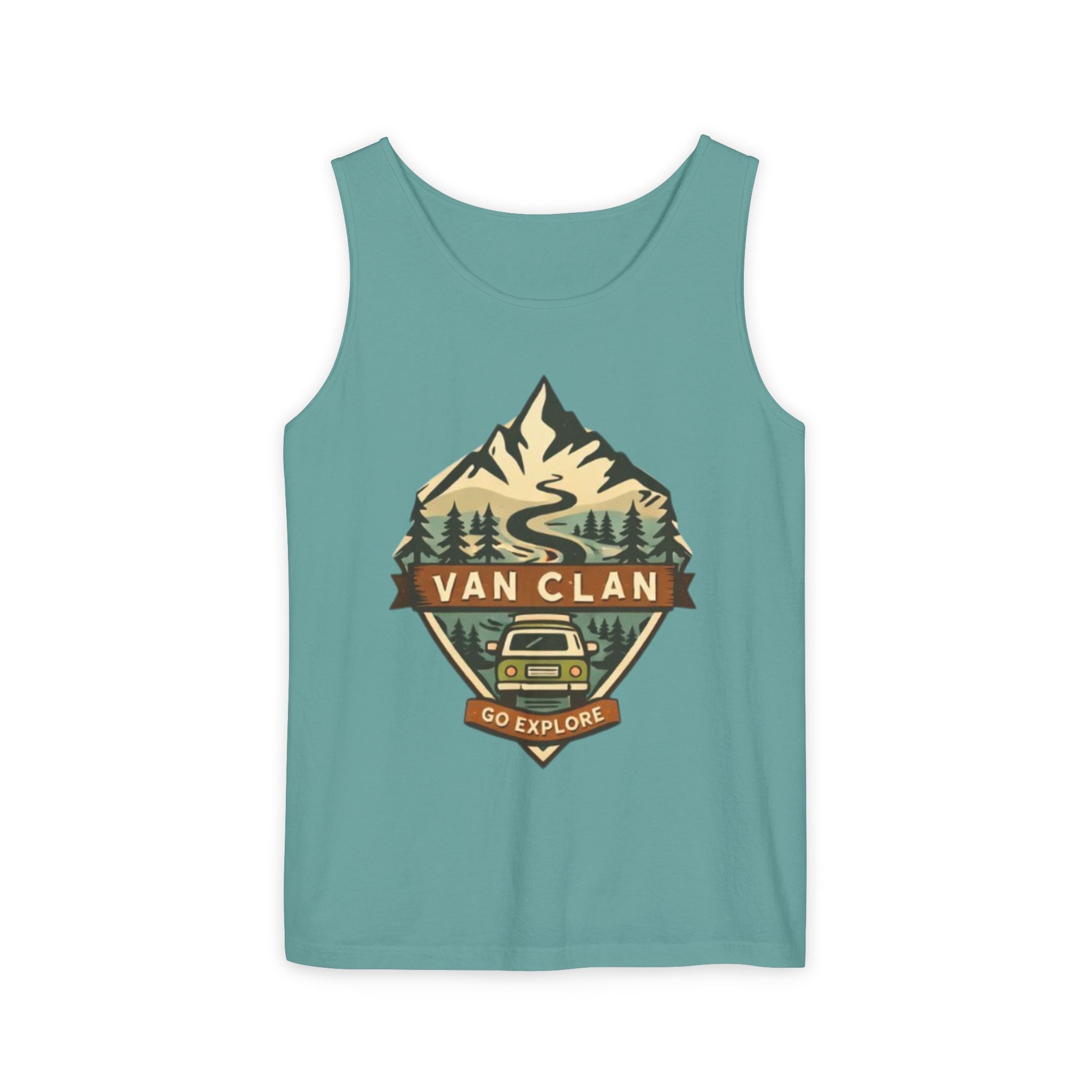 Van Clan Go Explore Tank Top | Adventure Van life Graphic Tank