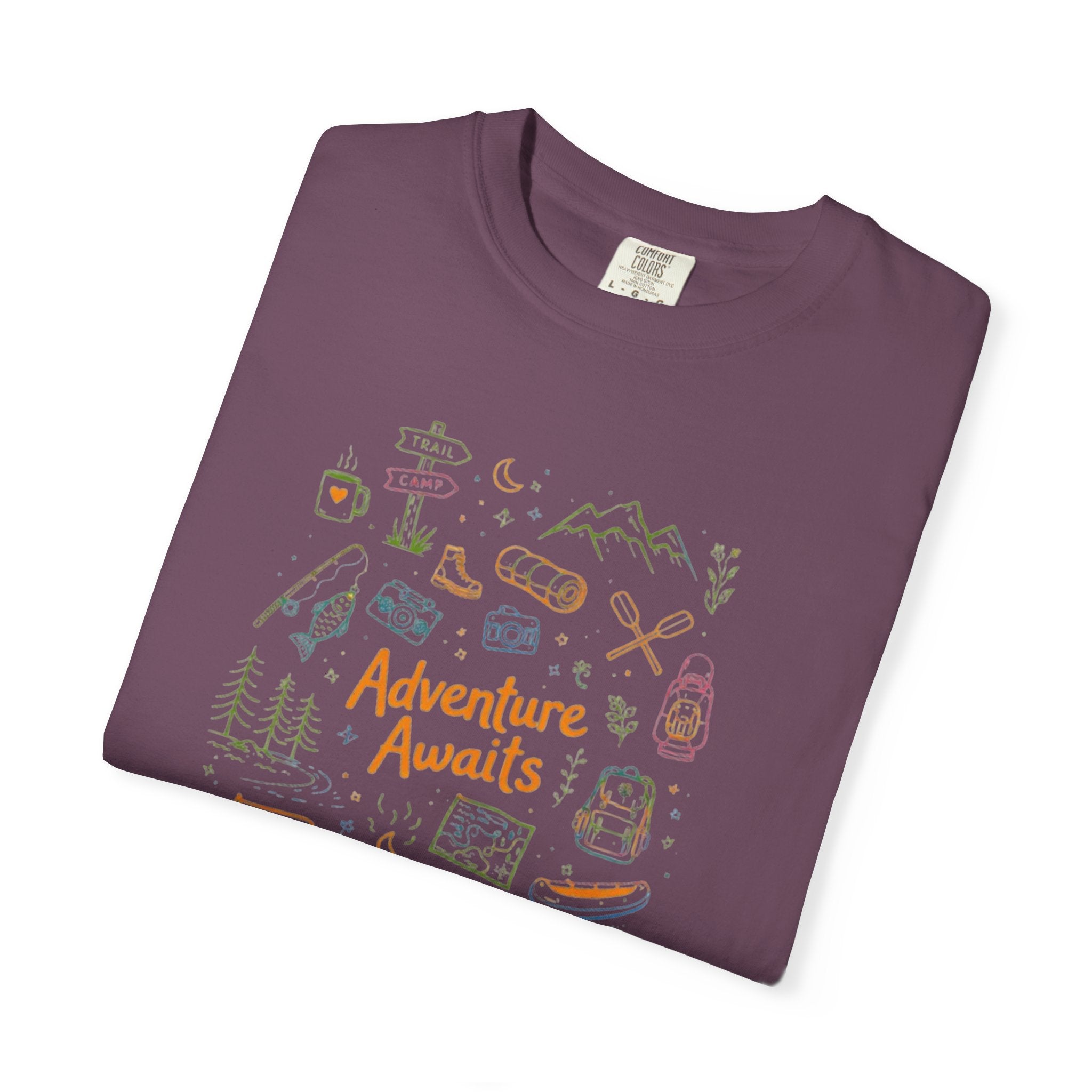Adventure Awaits Camping T-Shirt | Outdoor Catalog Tee