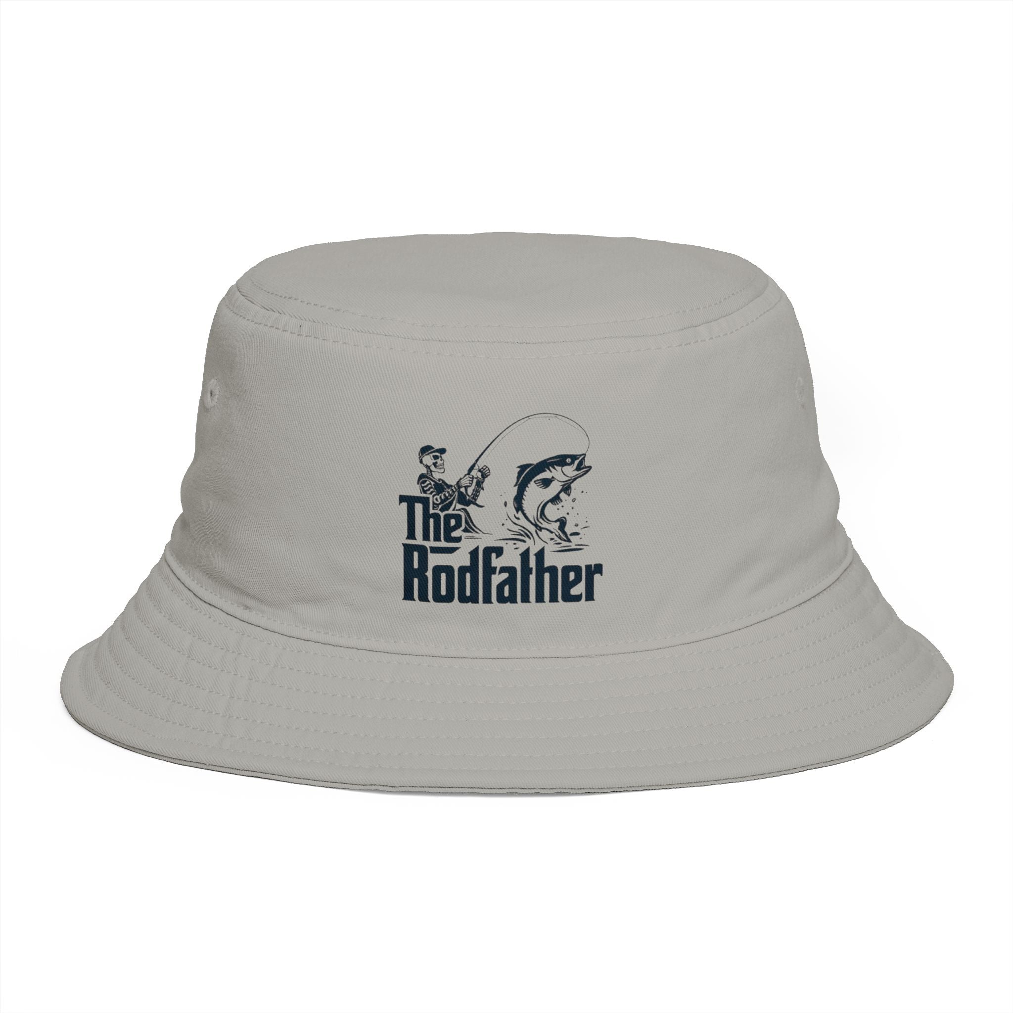 Bucket Hat | The Rodfather Vintage Fishing Logo Bucket Hat