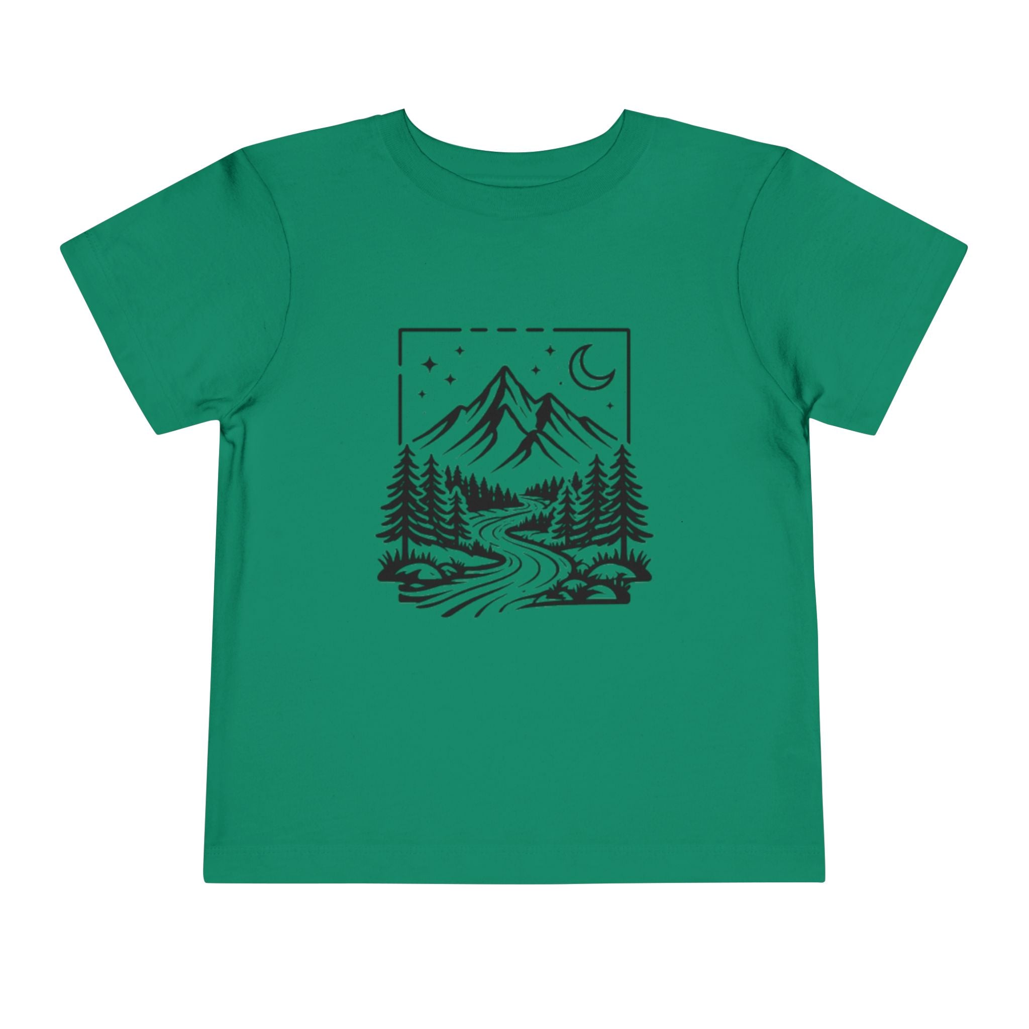 Toddler Tee | Moonlit Mountain Adventure Graphic