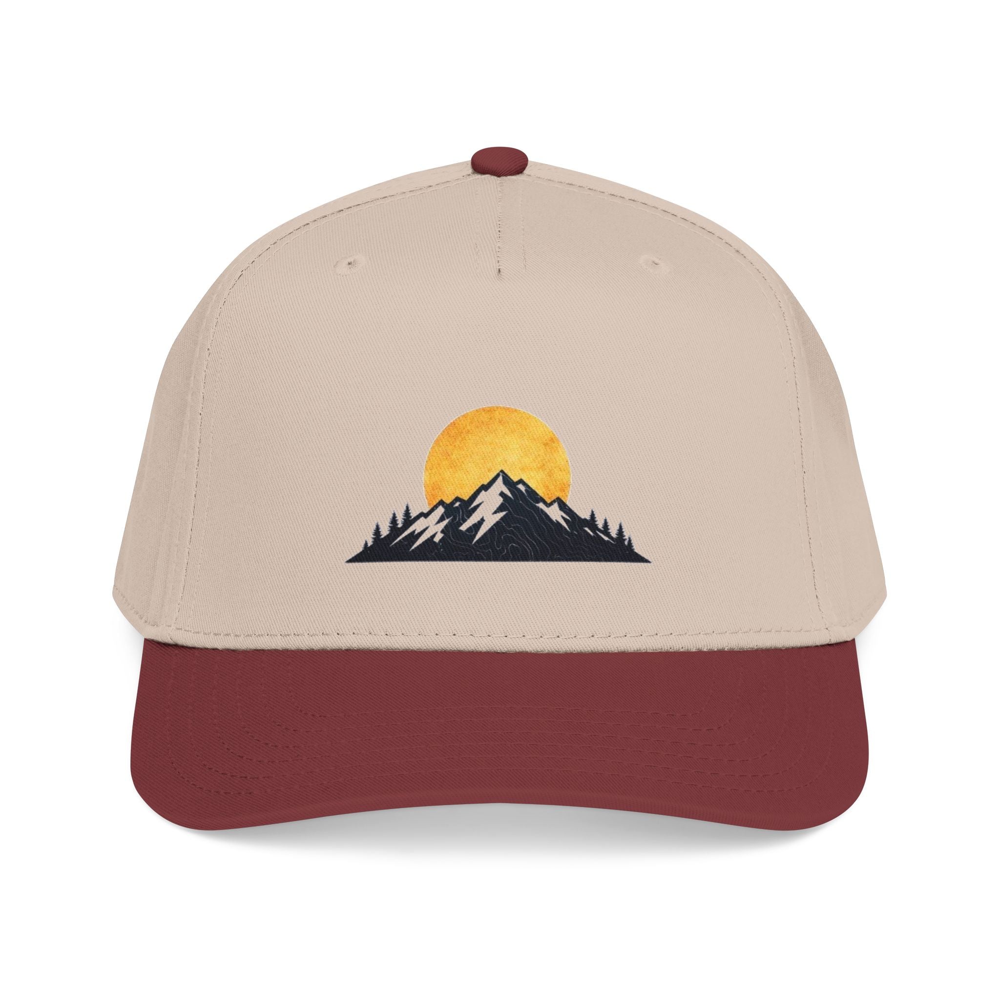 Mountain Landscape Baseball Cap | Rustic Outdoor Hiking Ball Cap