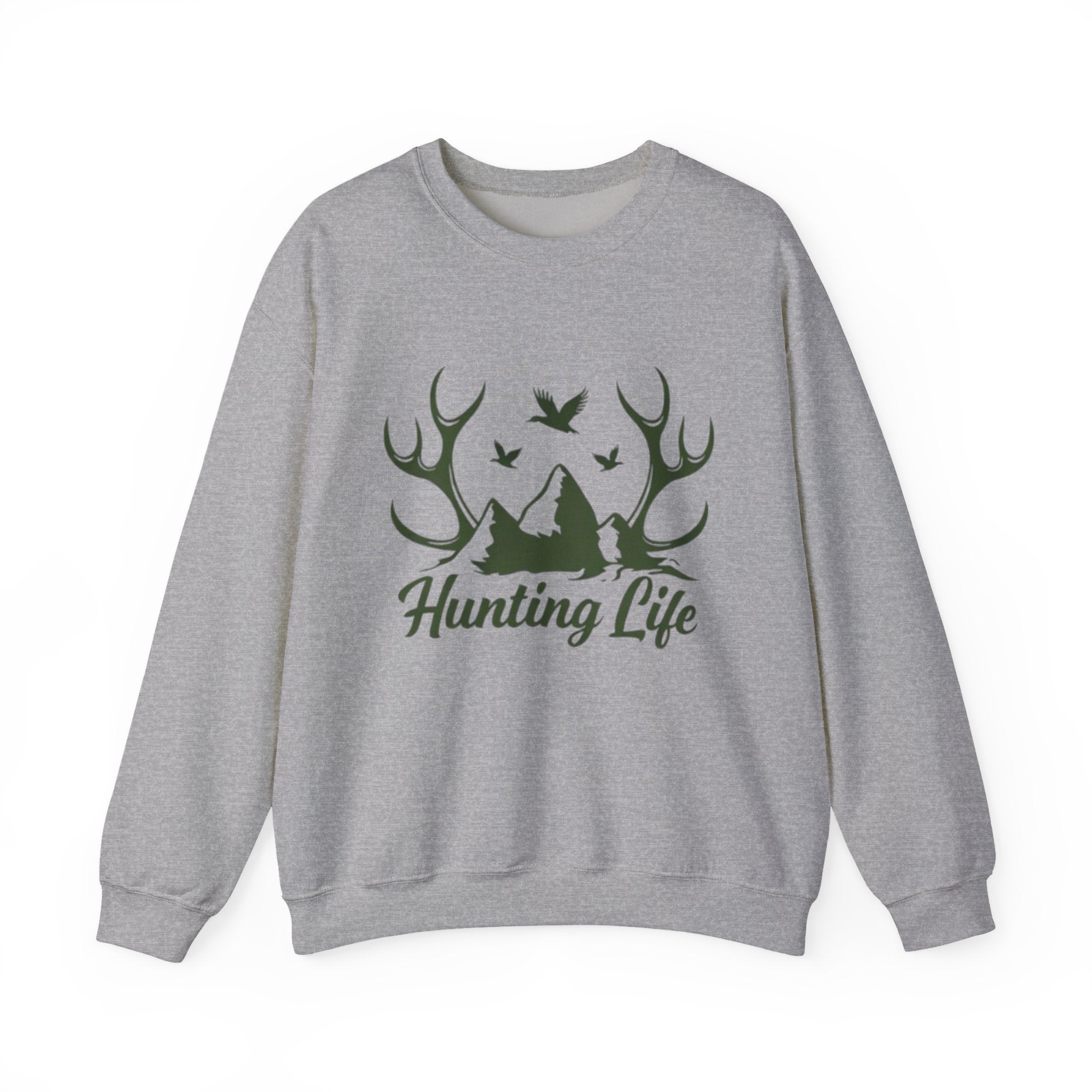 Hunting Life Sweatshirt | Outdoor Antler & Duck Hunt Crewneck