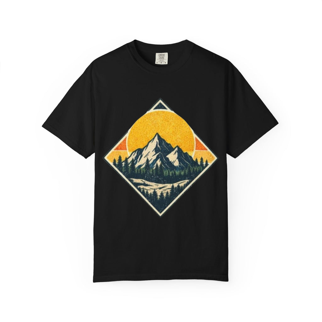 Mountain Sunset T-Shirt | Retro Outdoor Graphic Tee