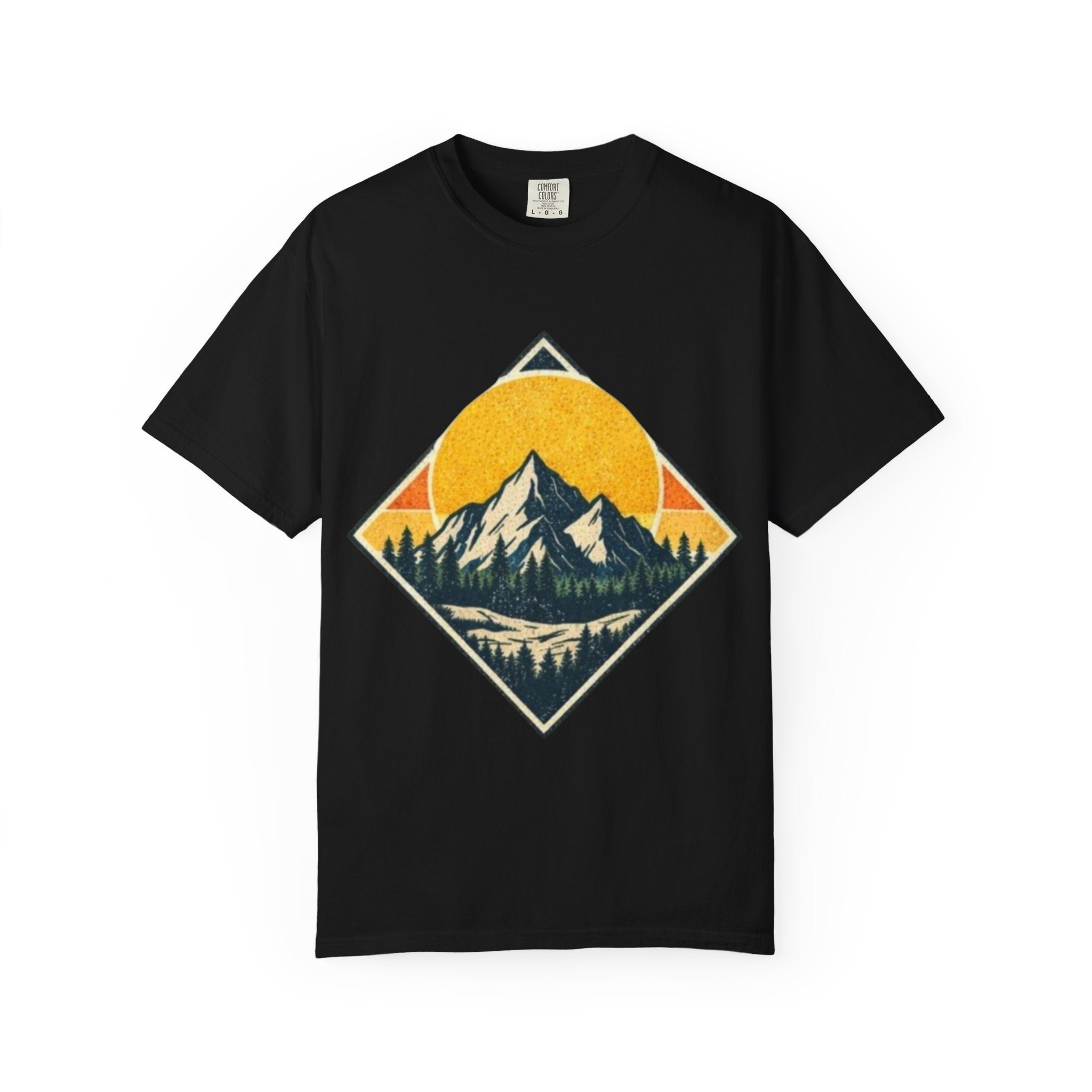 Mountain Sunset T-Shirt | Retro Outdoor Graphic Tee