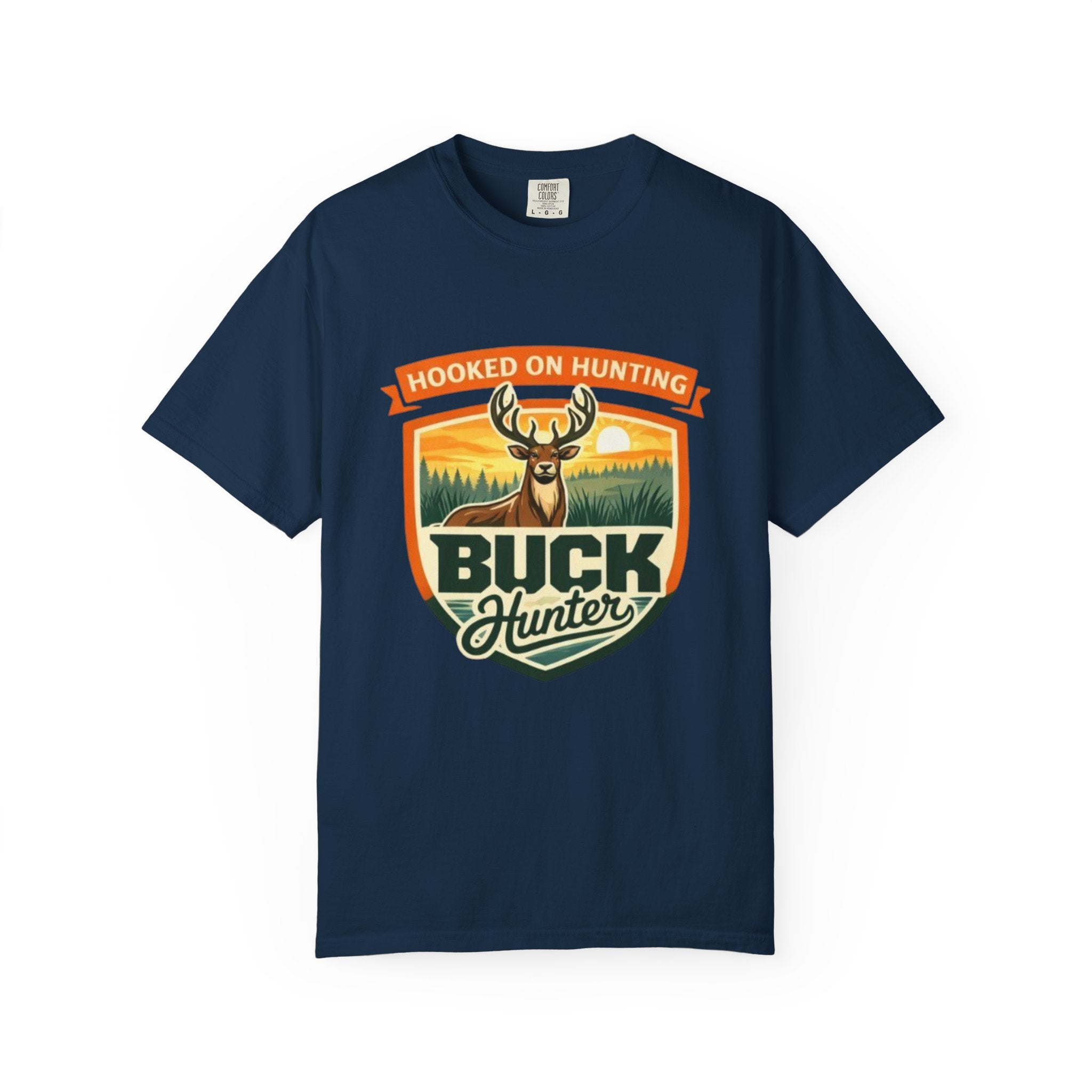 Buck Hunter T-Shirt | Hooked on Hunting Deer Hunting Graphic Tee