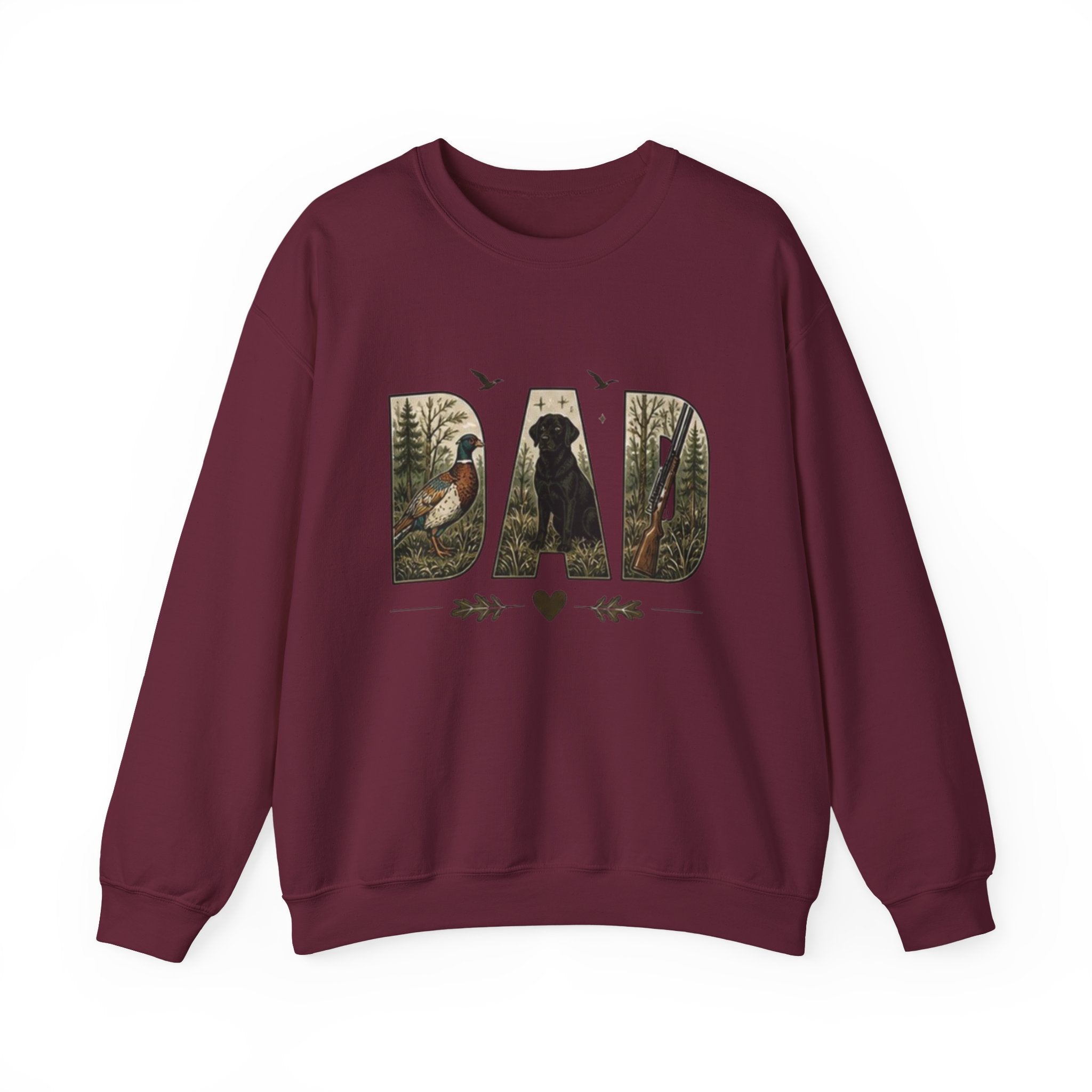 Dad Woodland Hunting Crewneck Sweatshirt | Fathers Day Gift