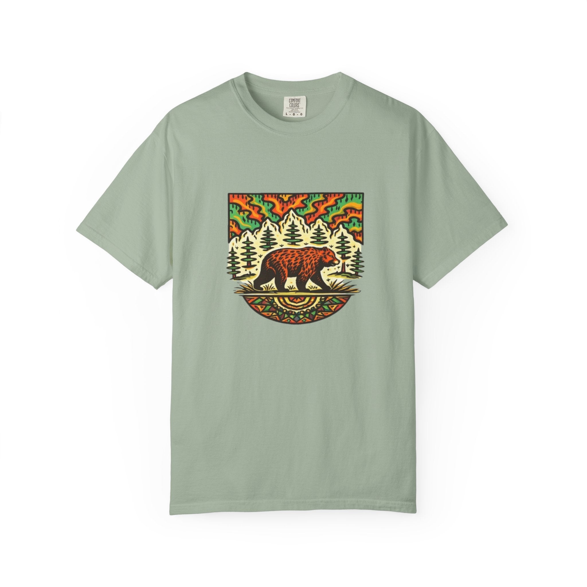Bear Forest Graphic T-Shirt | Retro Nature Wilderness Tee