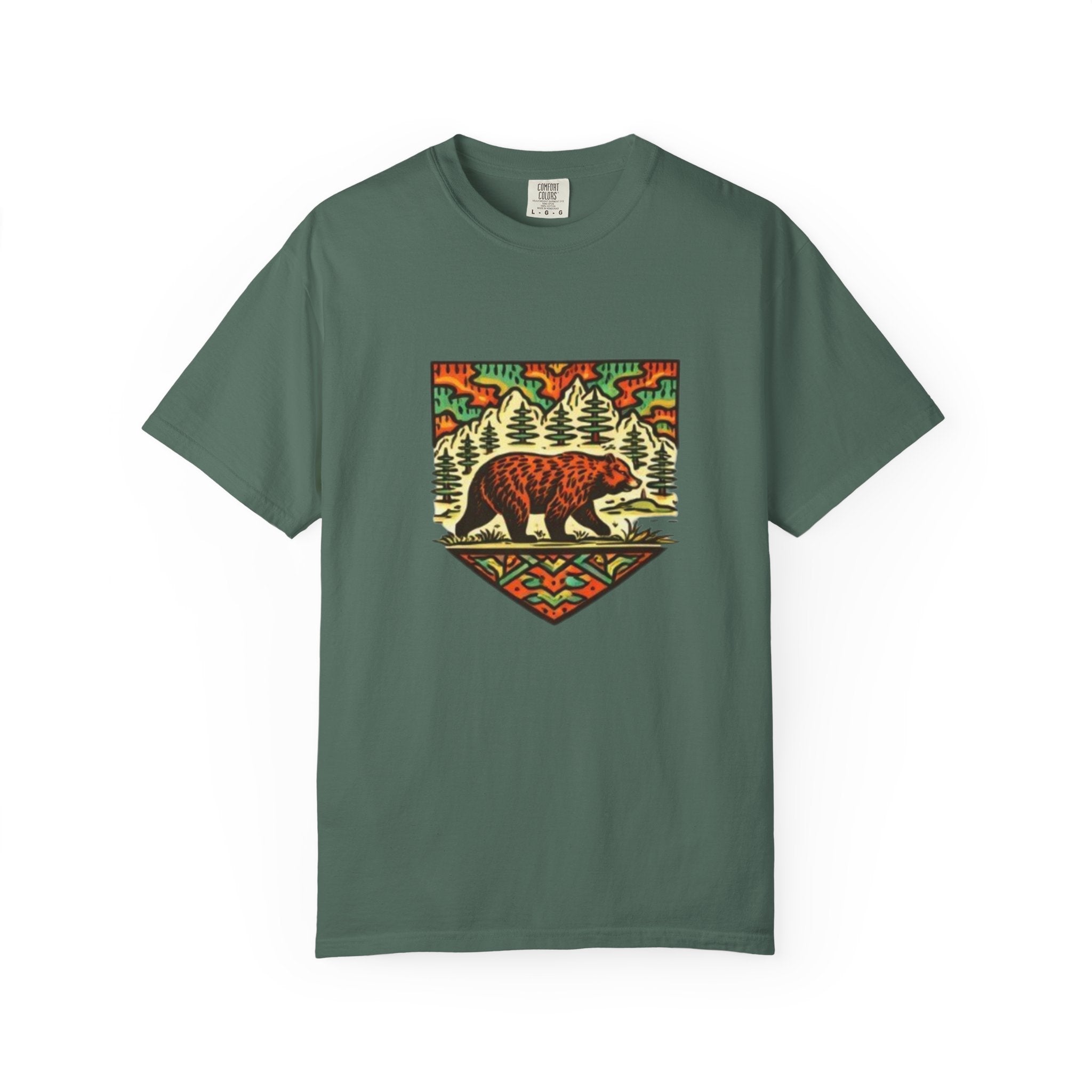 Bear Crest T-Shirt | Vintage Forest Adventure Graphic