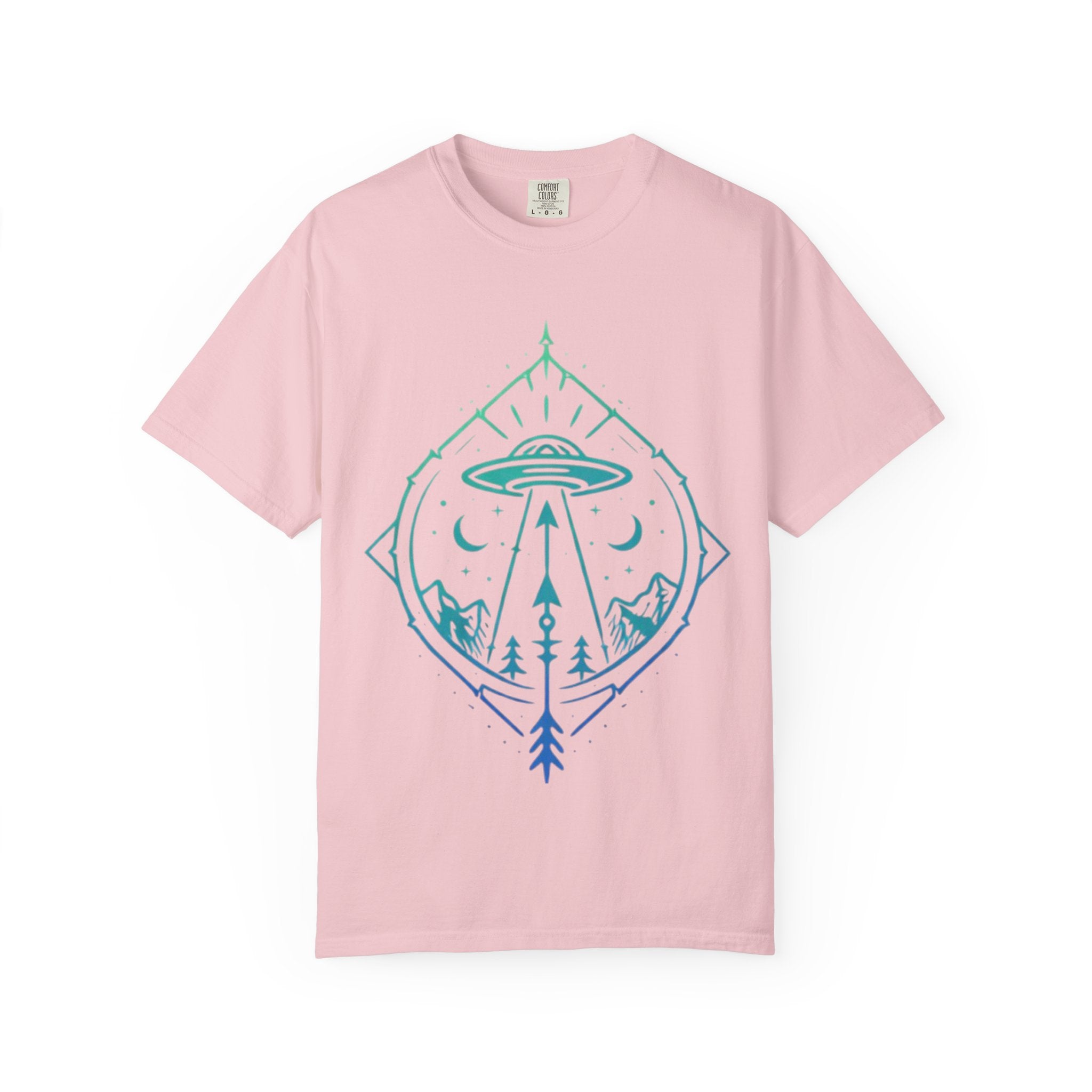 UFO Adventure T-Shirt | Alien Abduction Mountain Graphic