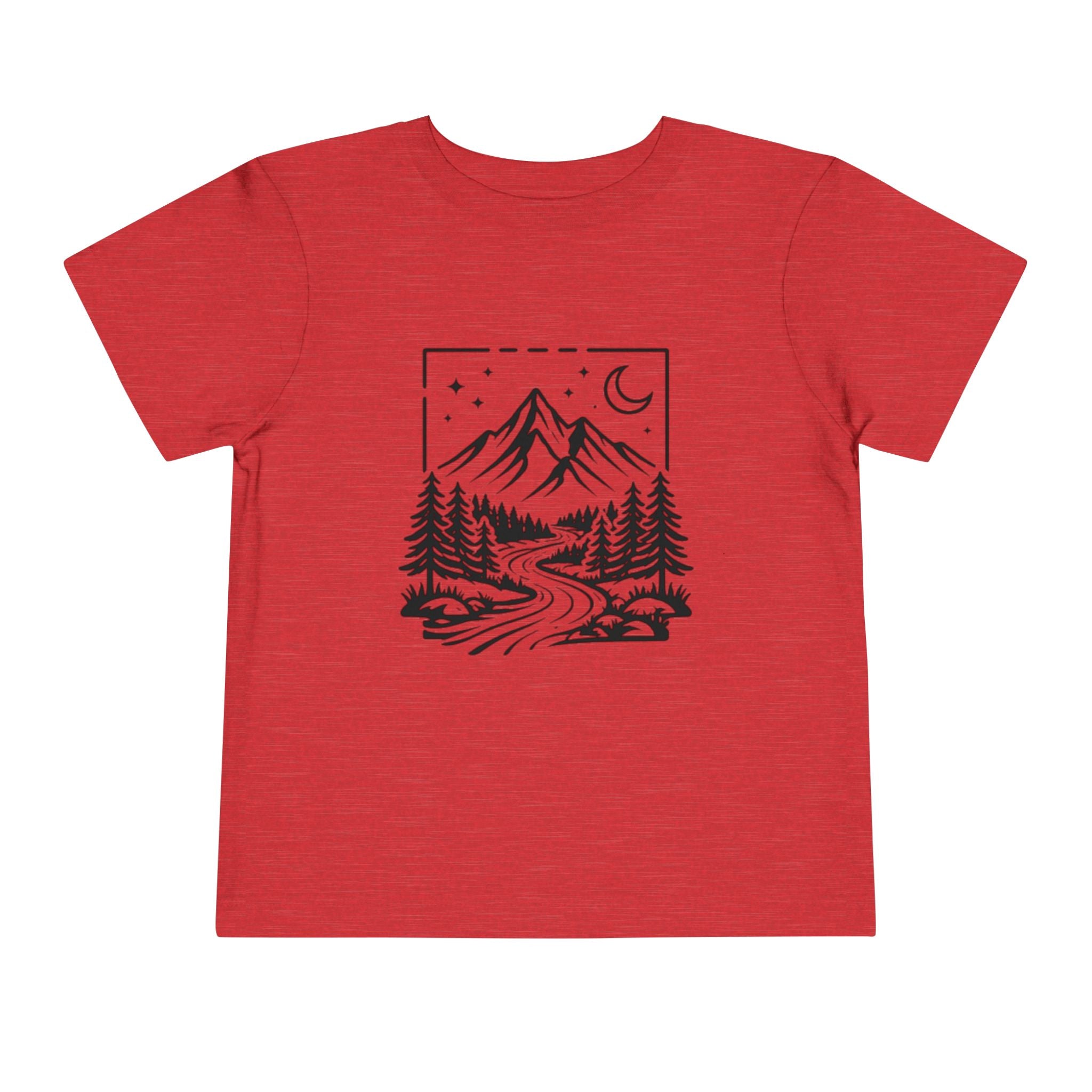 Toddler Tee | Moonlit Mountain Adventure Graphic