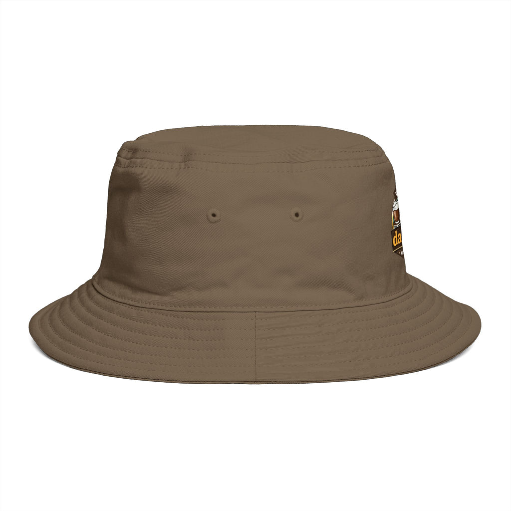Dad Juice Bucket Hat | "Worlds Finest" Beer Graphic Casual Dad Cap