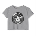 Crop Top | UFO Abduction Night Sky Graphic Women's Festival Crop