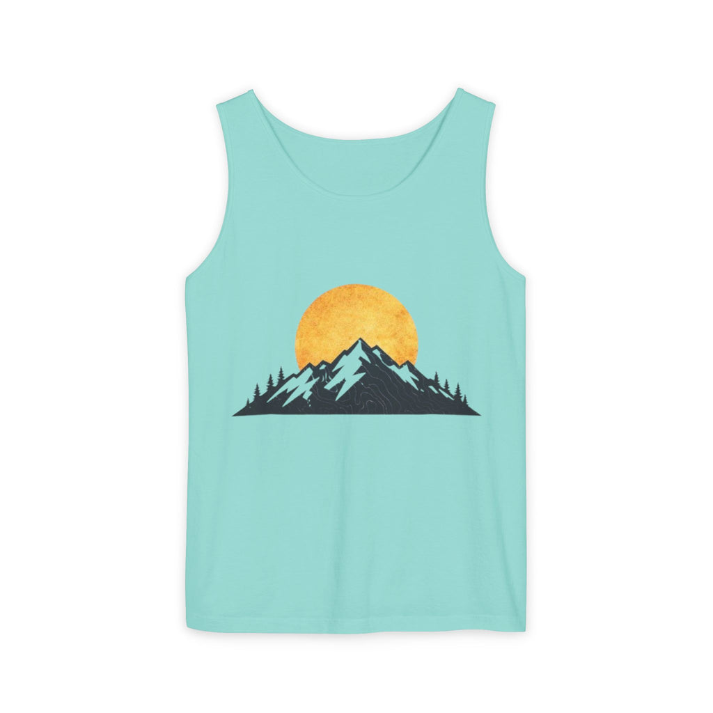 Moon & Mountain Tank | Mountain Landscape Graphic Tank Top