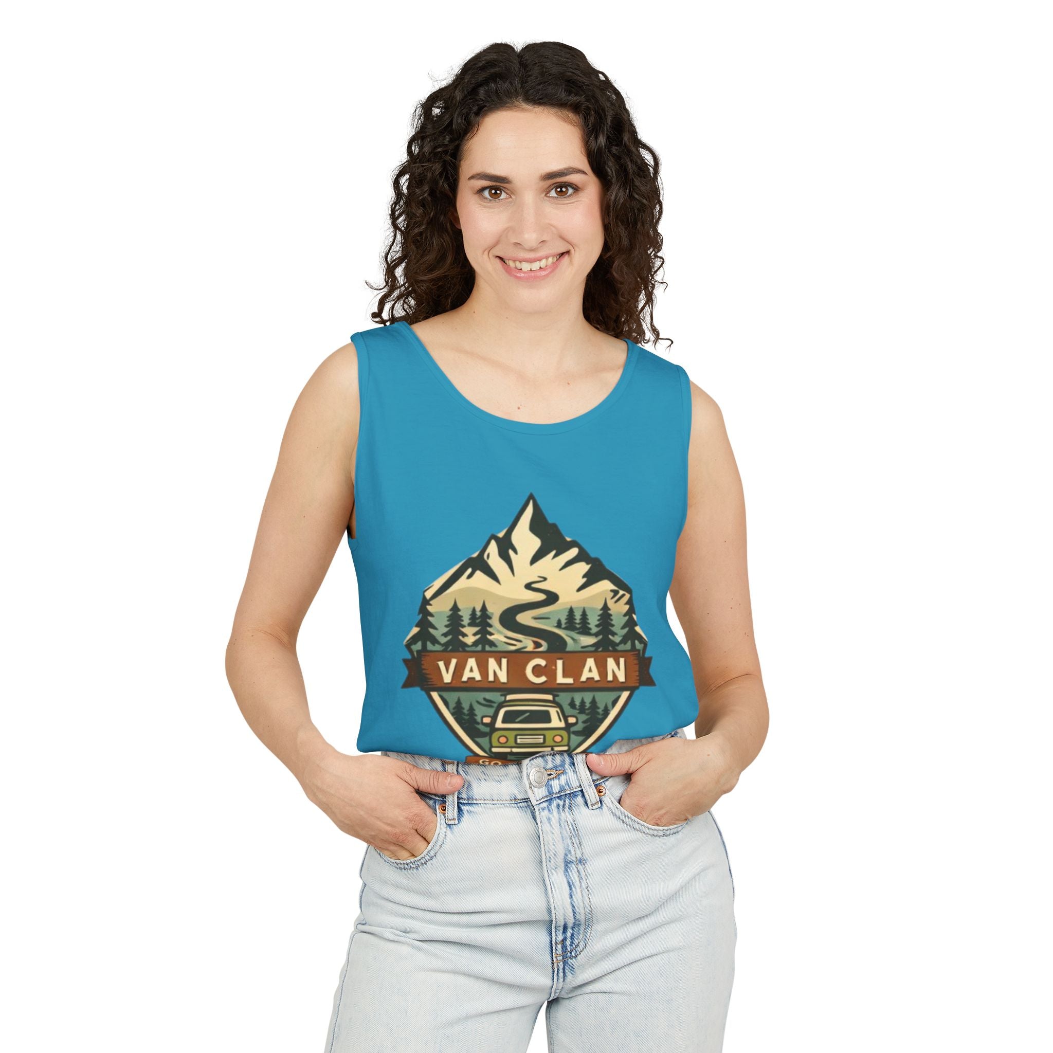Van Clan Go Explore Tank Top | Adventure Van life Graphic Tank