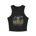 Keep It Weird Tank Top | Bigfoot Alien Abduction Crop Tank