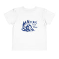 Toddler Tee | "Feral and Free" Raccoon Forest Graphic