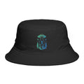UFO Forest Bucket Hat | Retro Alien Abduction Outdoor Hat