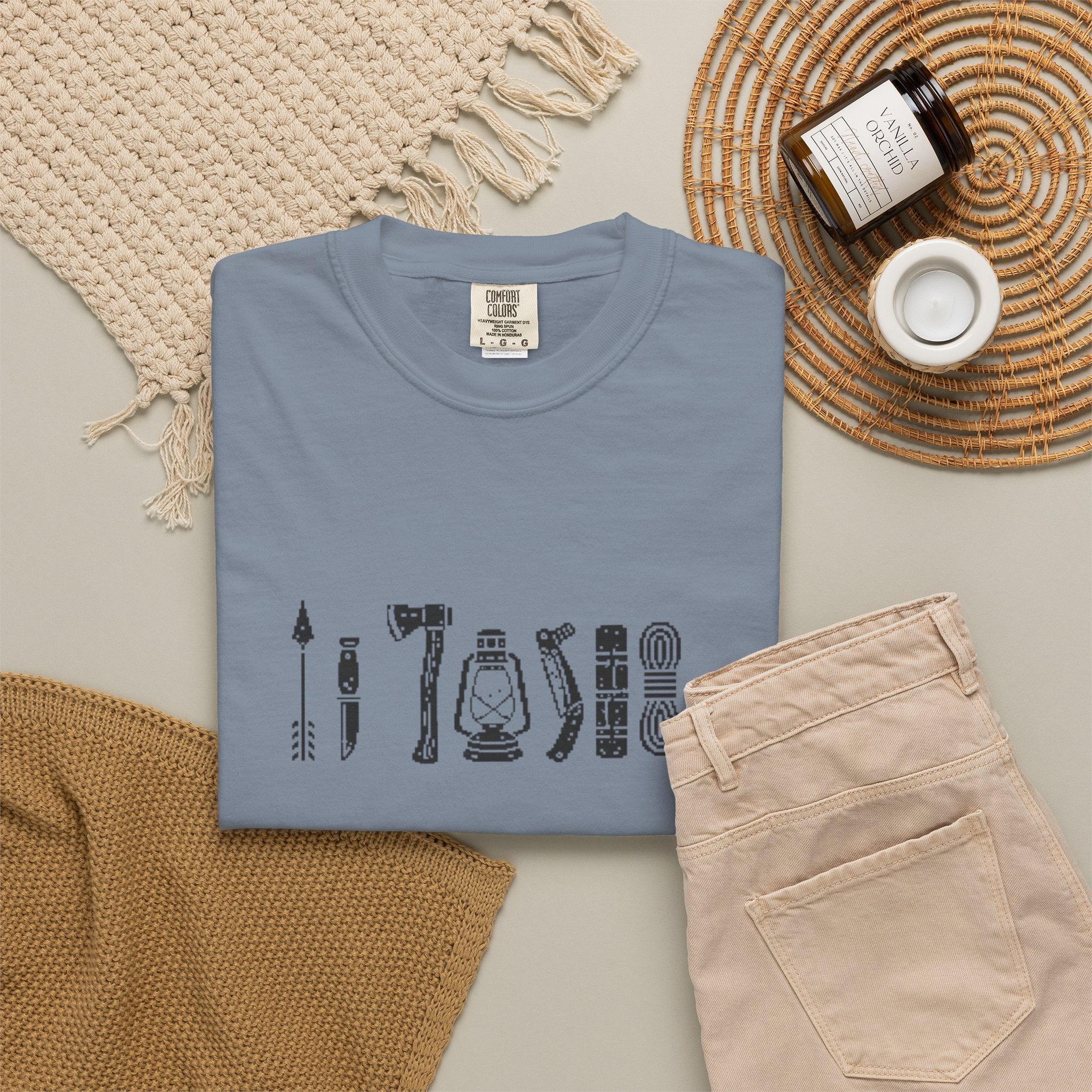 Outdoorsman Camp Tools T-Shirt | Gift for Dad