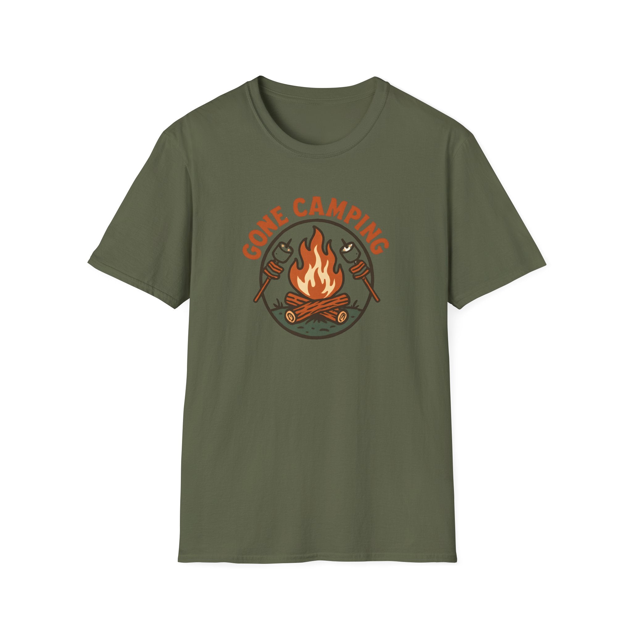 Gone Camping Campfire T-Shirt